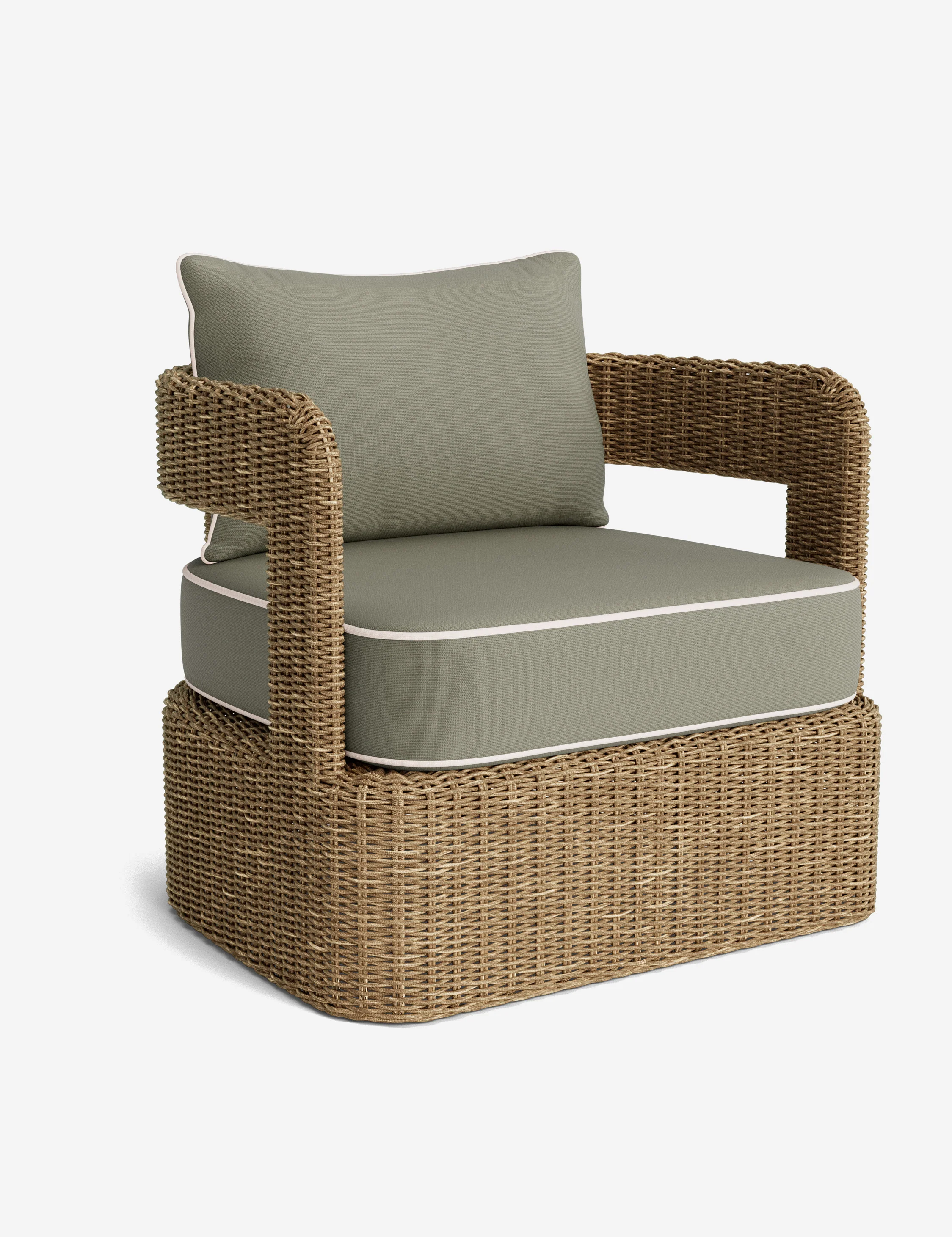Hadler Outdoor Lounge Swivel Chair Cushion - Image 52