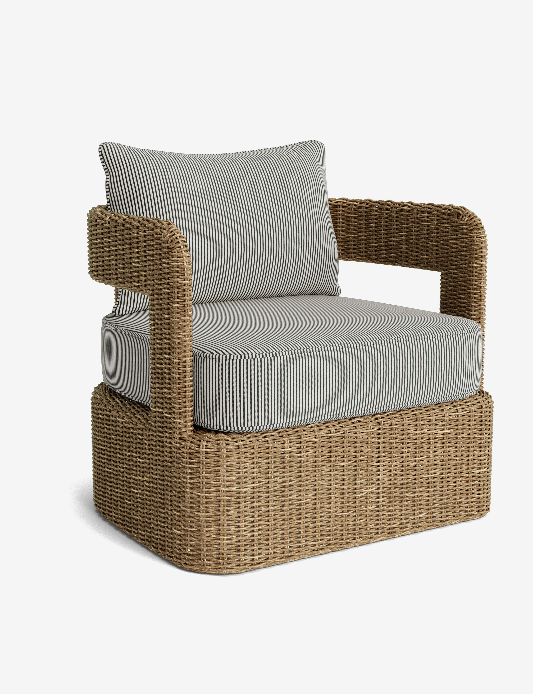 Hadler Outdoor Lounge Swivel Chair Cushion - Image 6