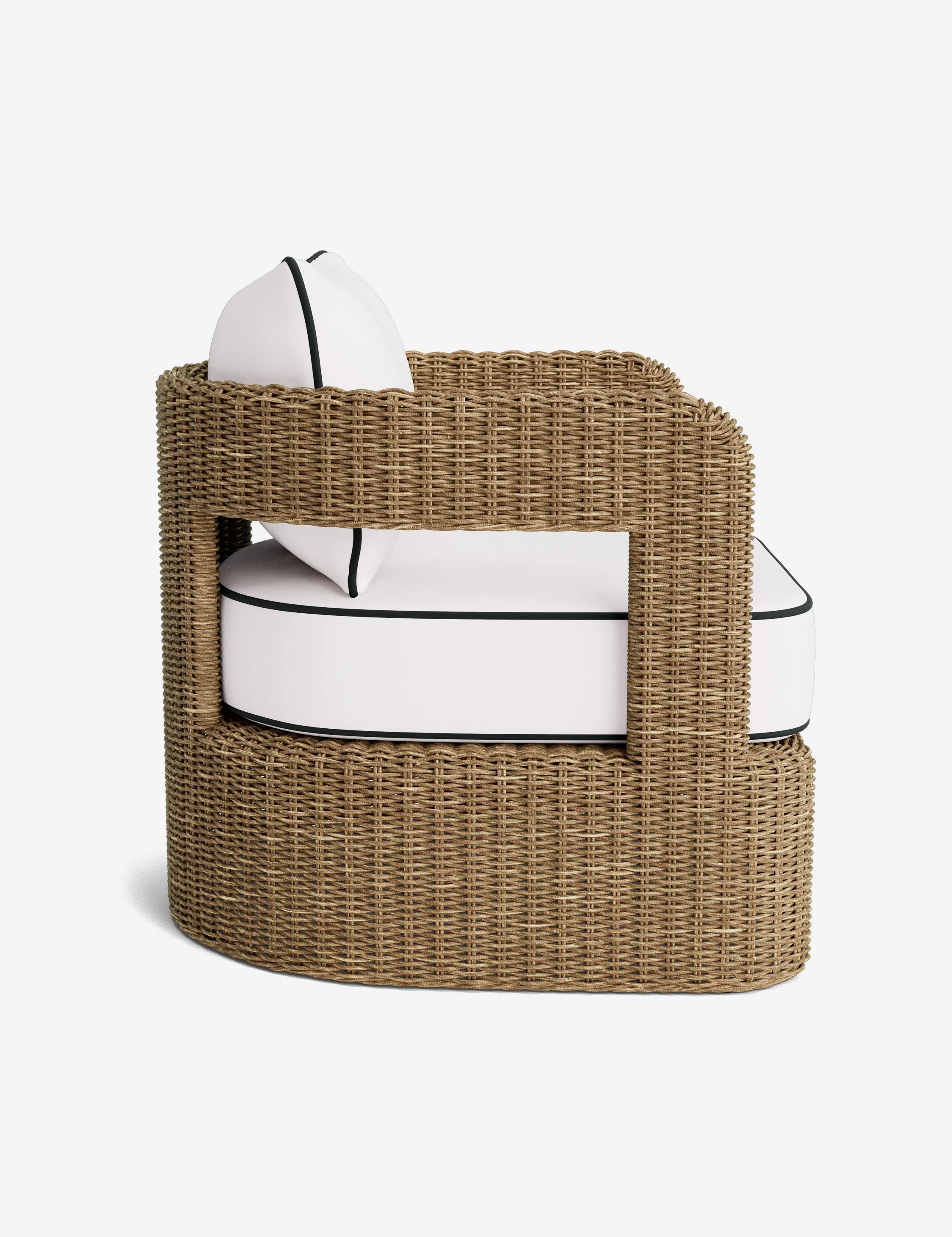 Hadler Outdoor Lounge Swivel Chair Cushion - Image 72