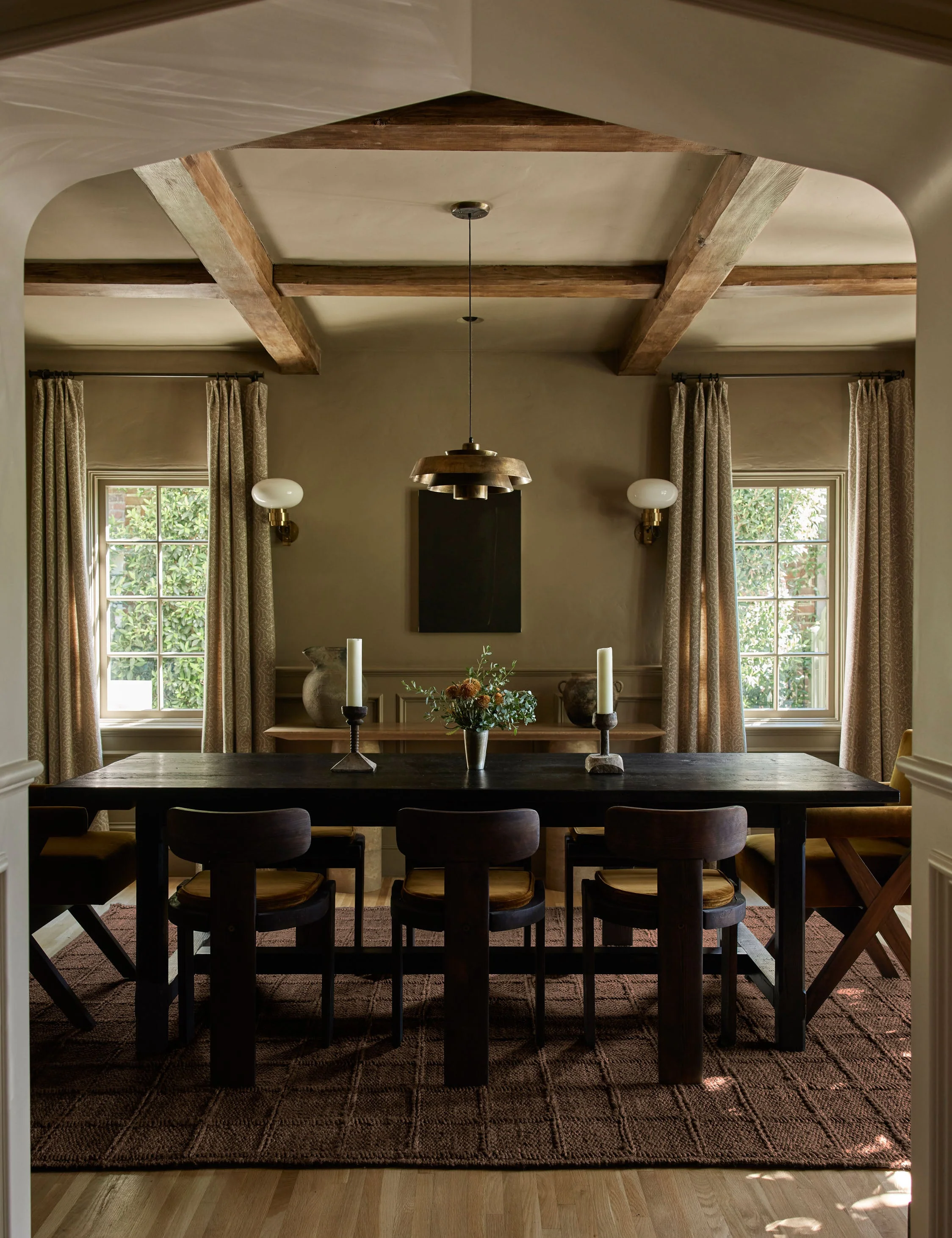 Harper Rug Swatch by Jake Arnold, Brown - Image 5