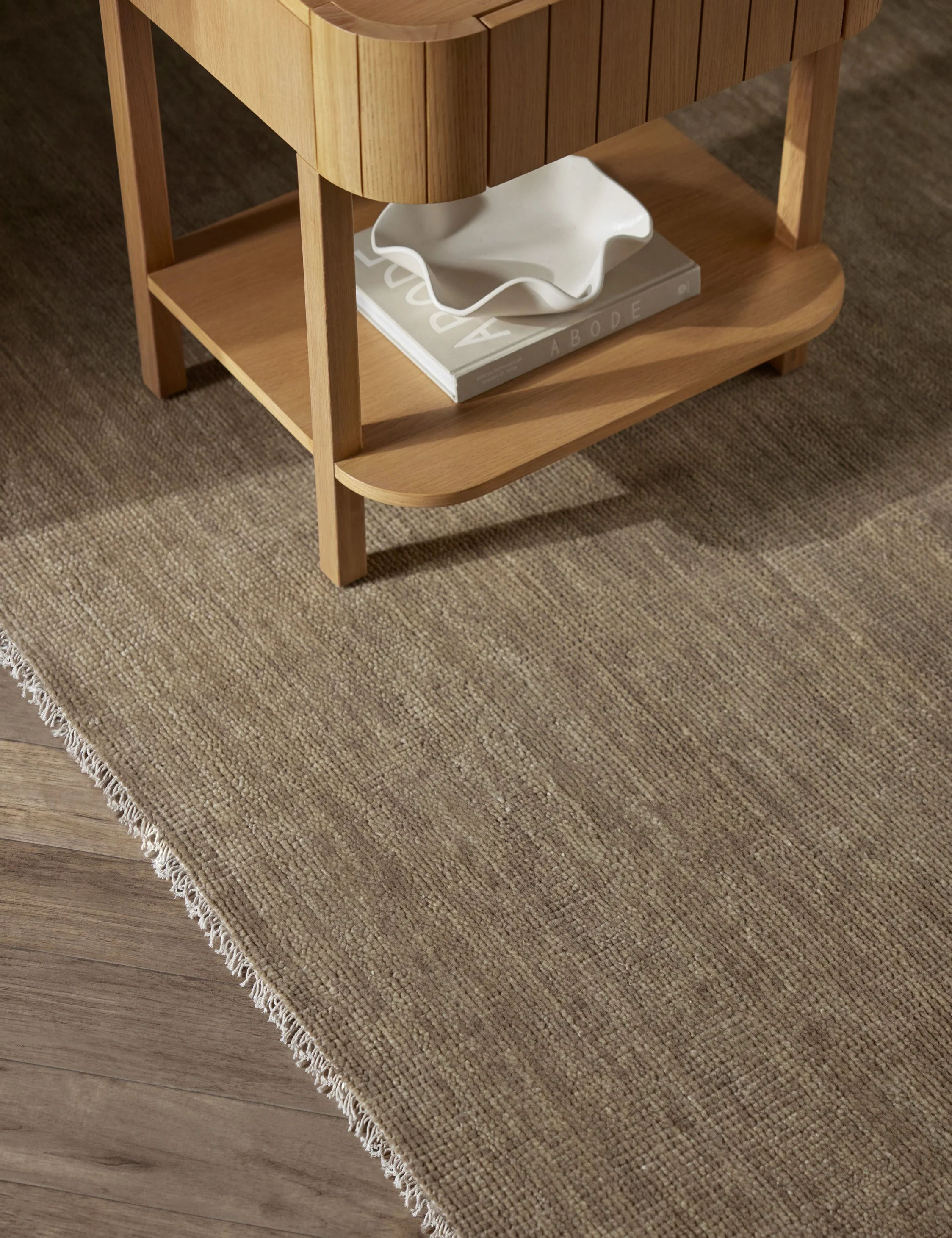 Heritage Hand-Knotted Wool Rug Swatch, Moss Gray - Image 3