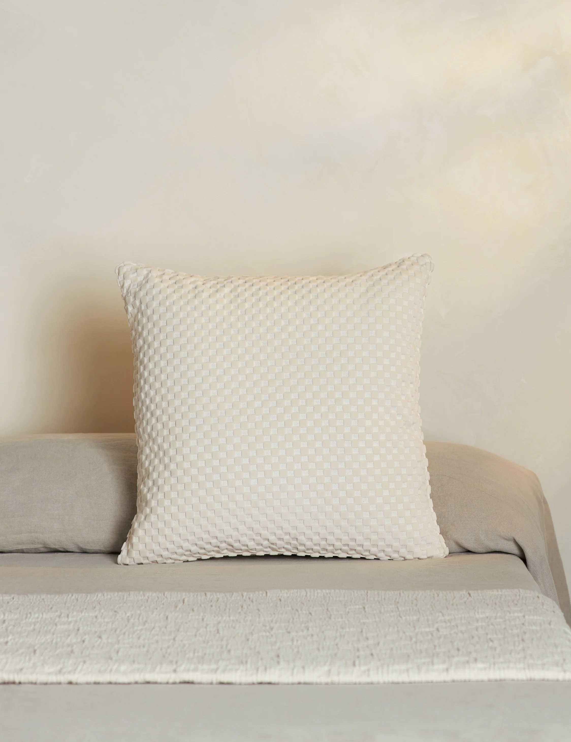 Hi-Lo Checker Velvet Pillow by Sarah Sherman Samuel - Image 14
