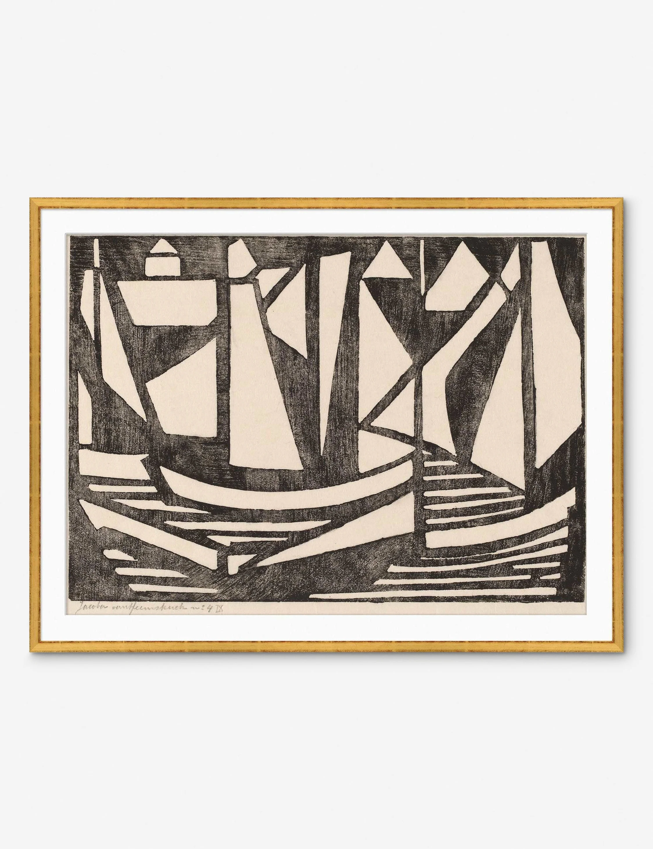 Japanese Woodcuts - Boats Print - Image 2