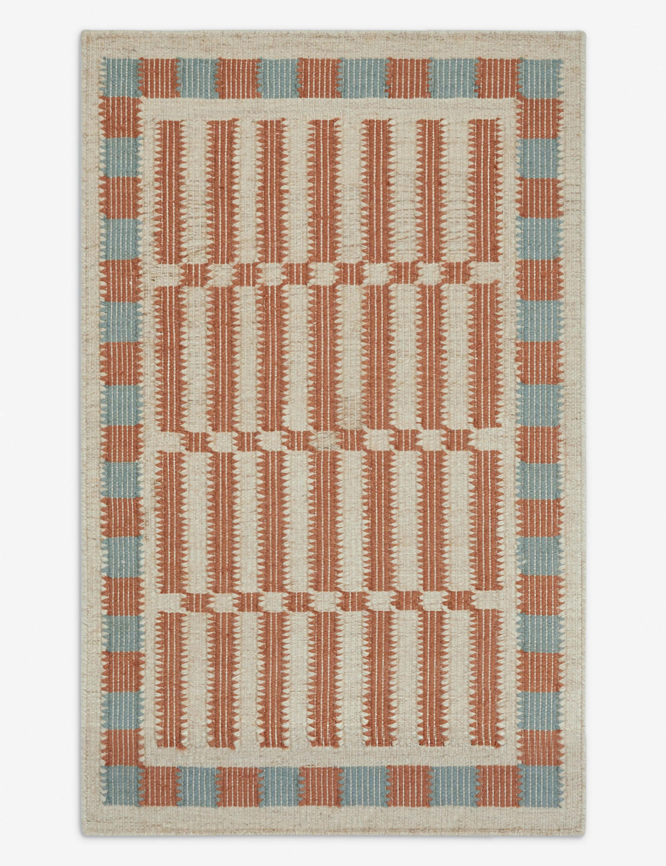 Joslin Flatweave Wool Blend Rug - Image 6