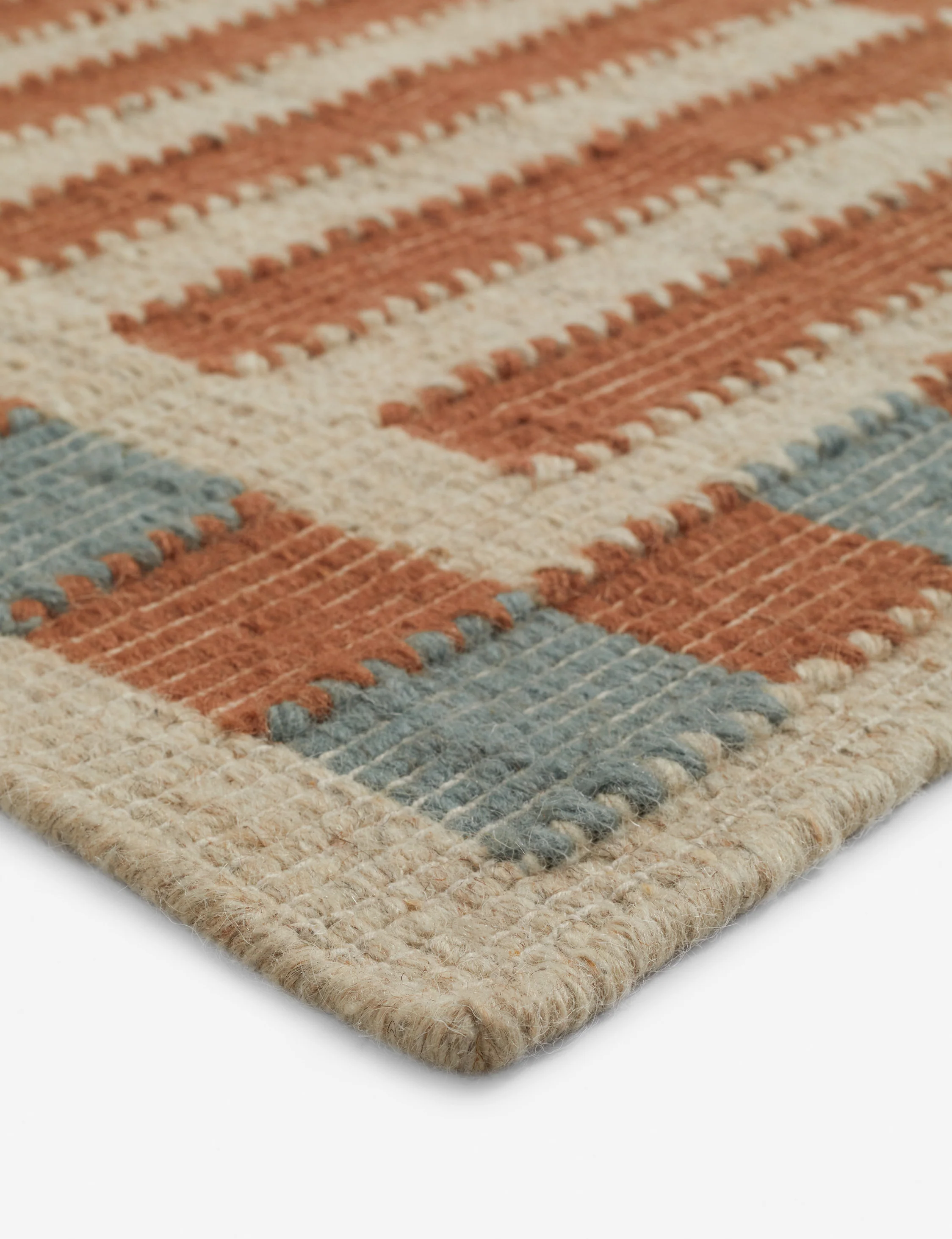 Joslin Flatweave Wool Blend Rug - Image 8