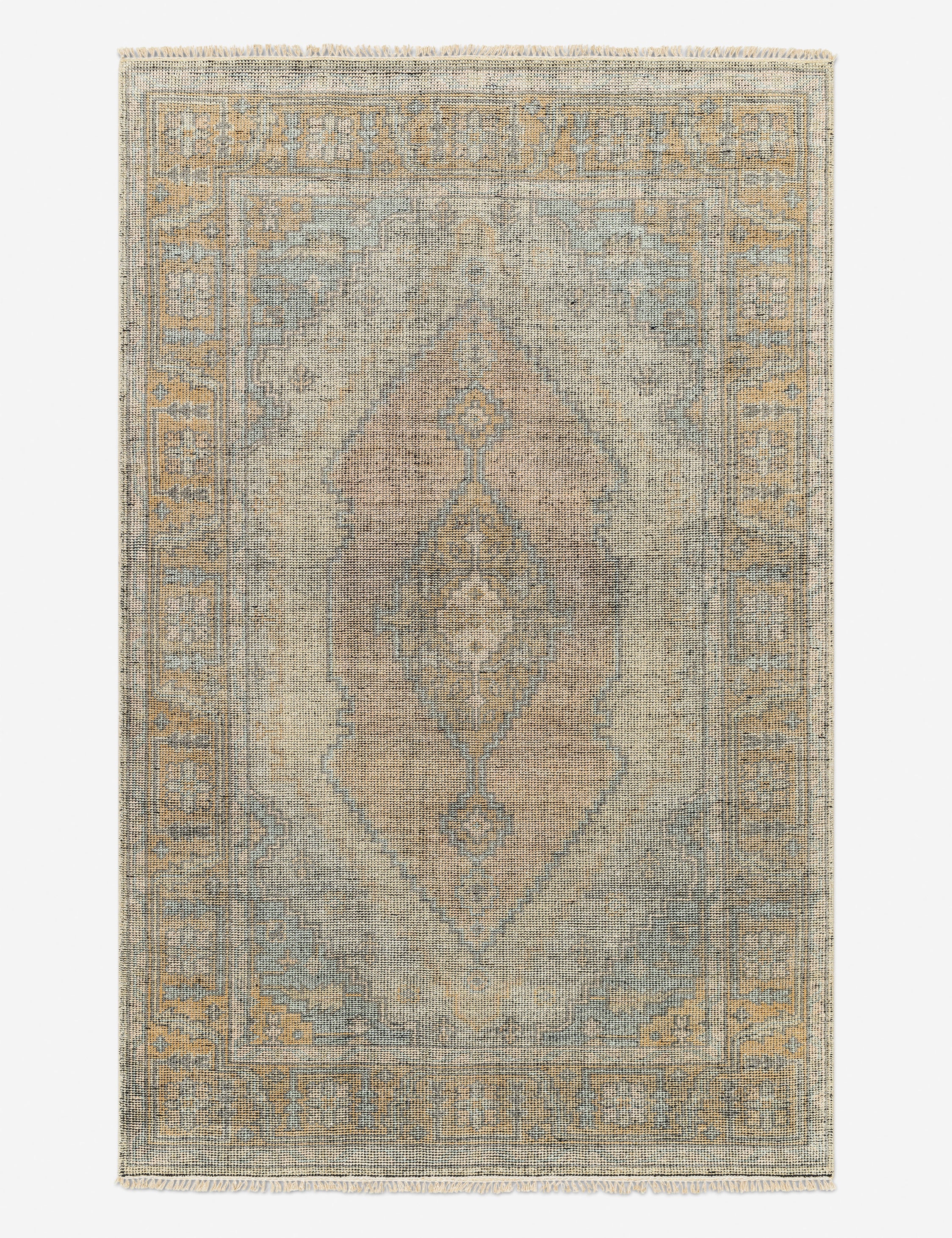 Kabir Hand-Knotted Wool-Blend Rug - Image 2