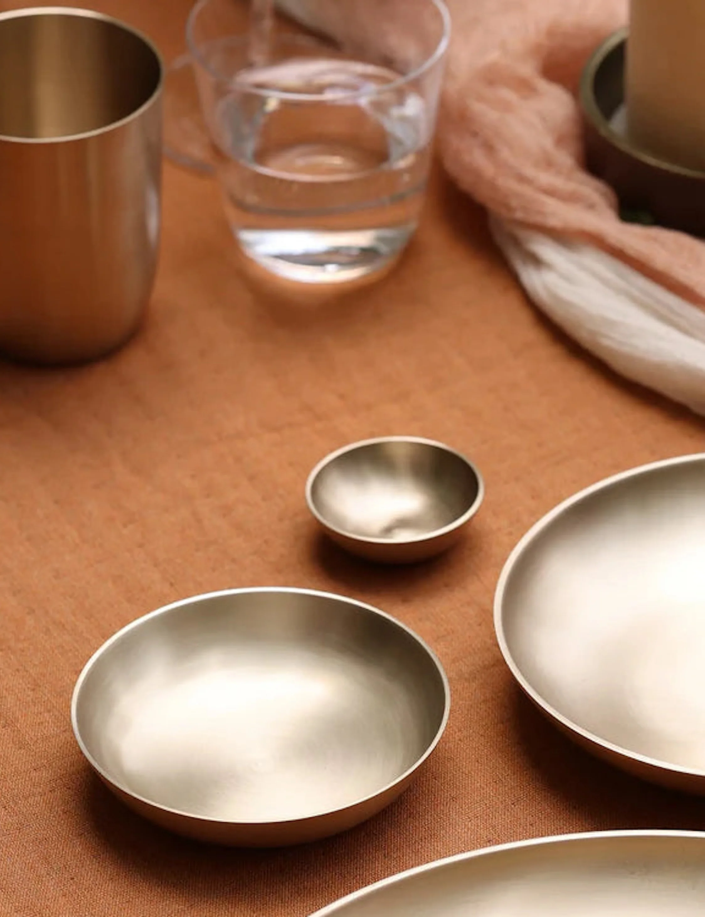 Kansa Dip Bowl (Set of 4) by Fleck - Image 2