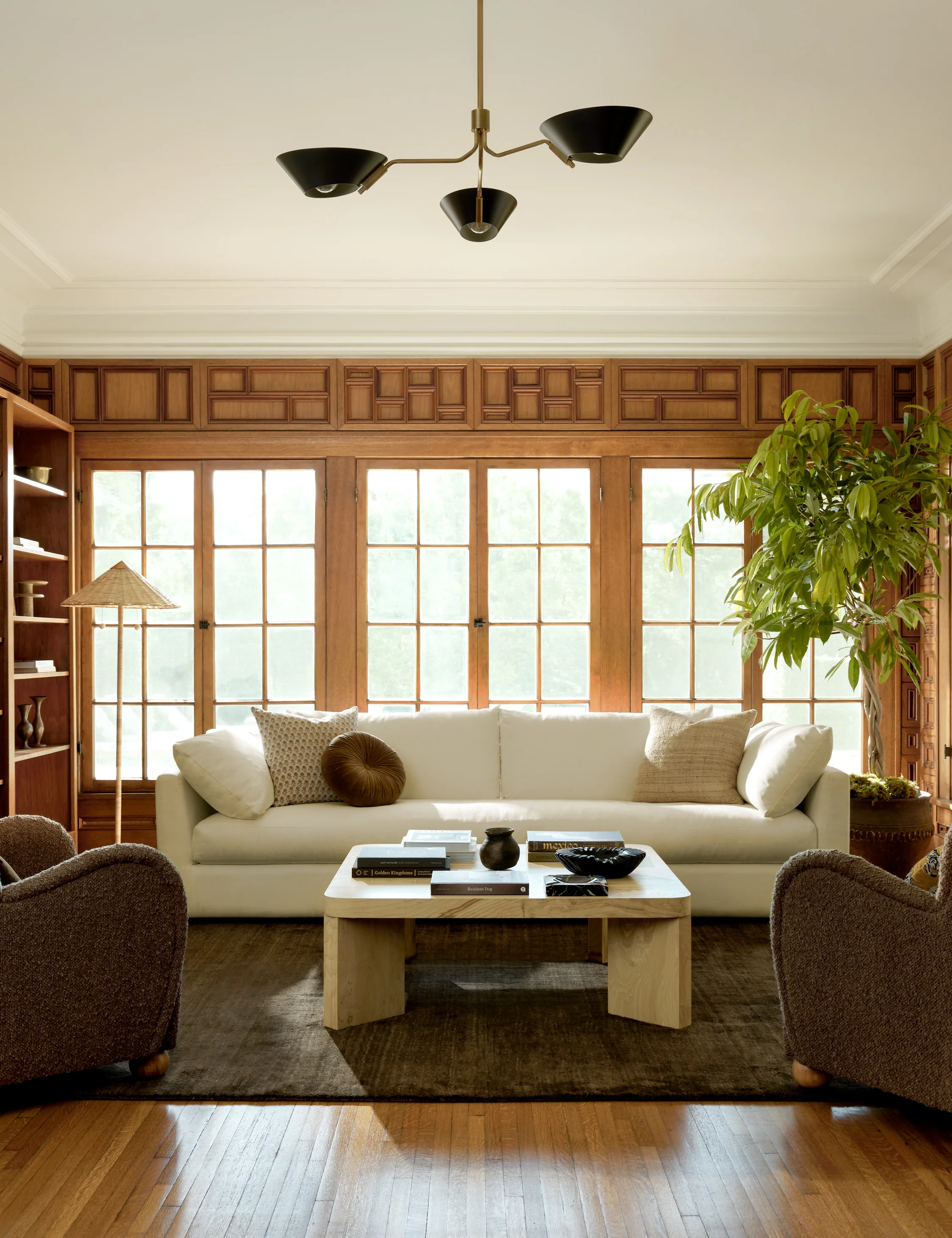 Kearns Square Burl Wood Coffee Table - Image 2