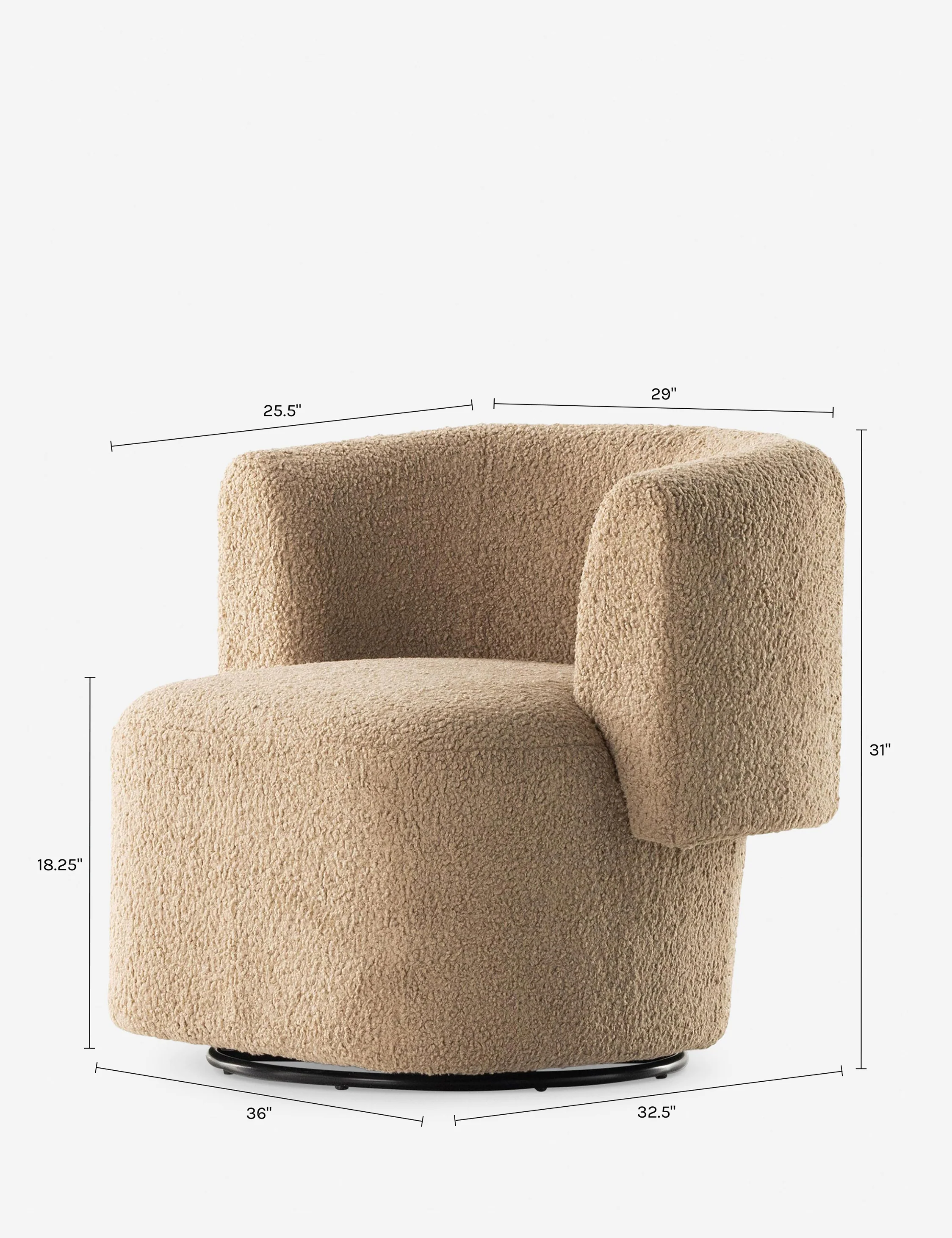 Kelis Swivel Chair - Image 11