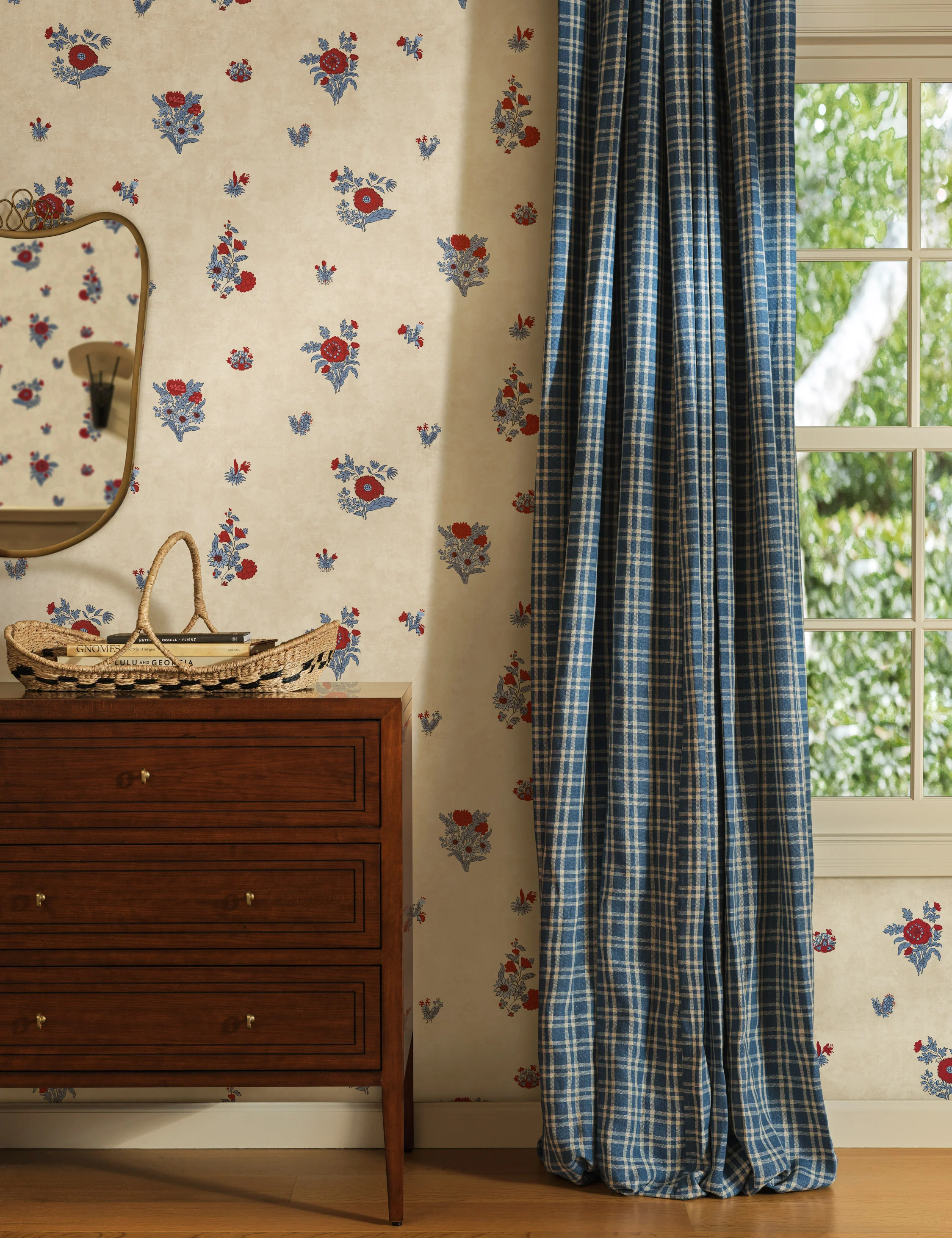 Kemper Linen Curtain Panel by Heidi Caillier