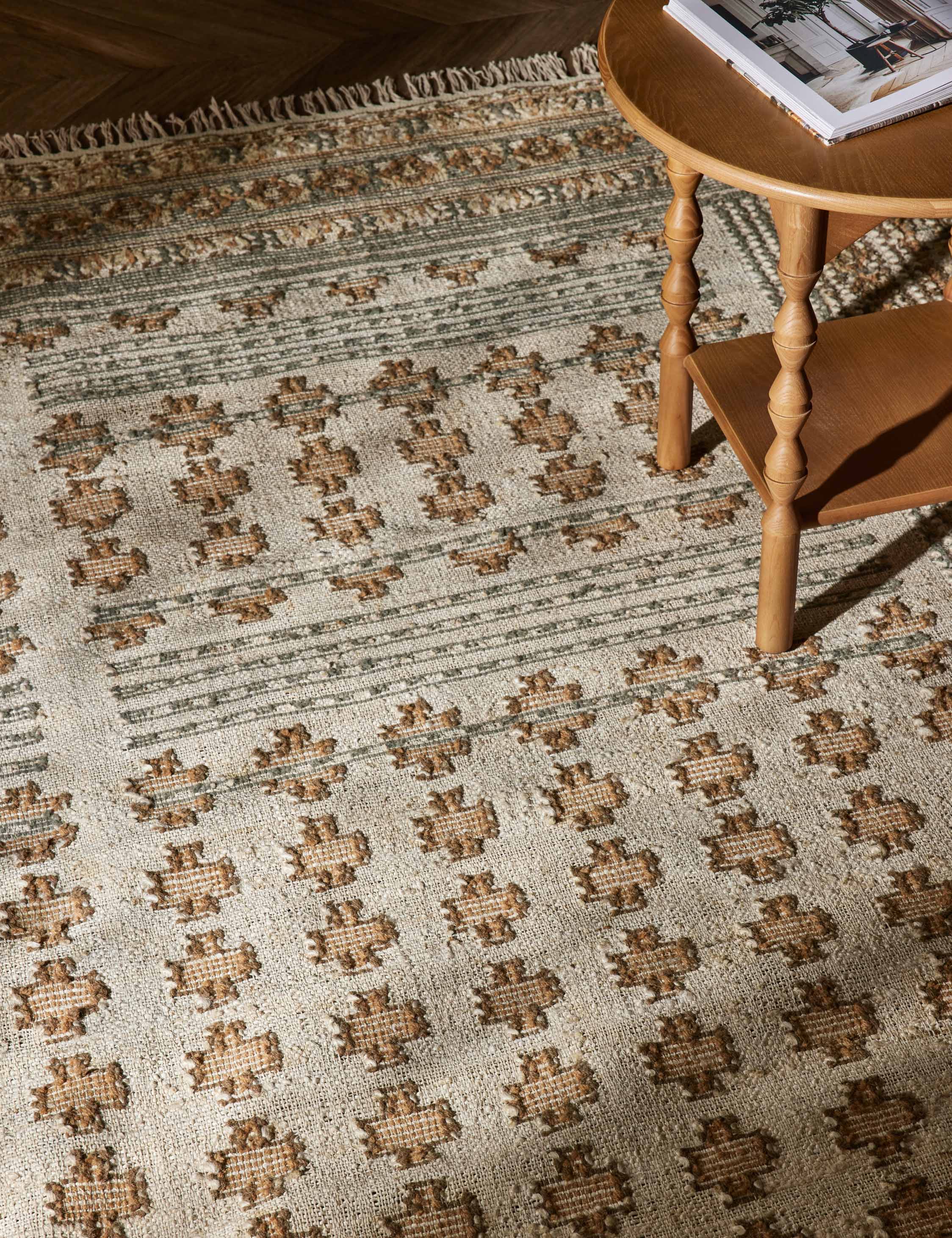 Keziah Flatweave Jute-Blend Rug Swatch, Slate - Image 3