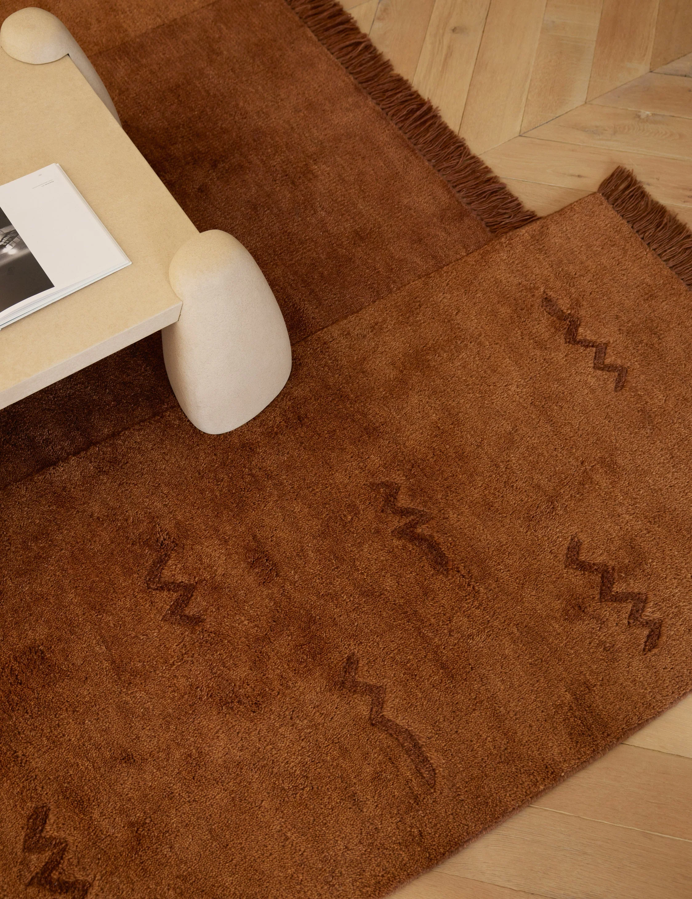 Koukero Hand-Knotted Wool Rug Swatch by Sarah Sherman Samuel - Image 5