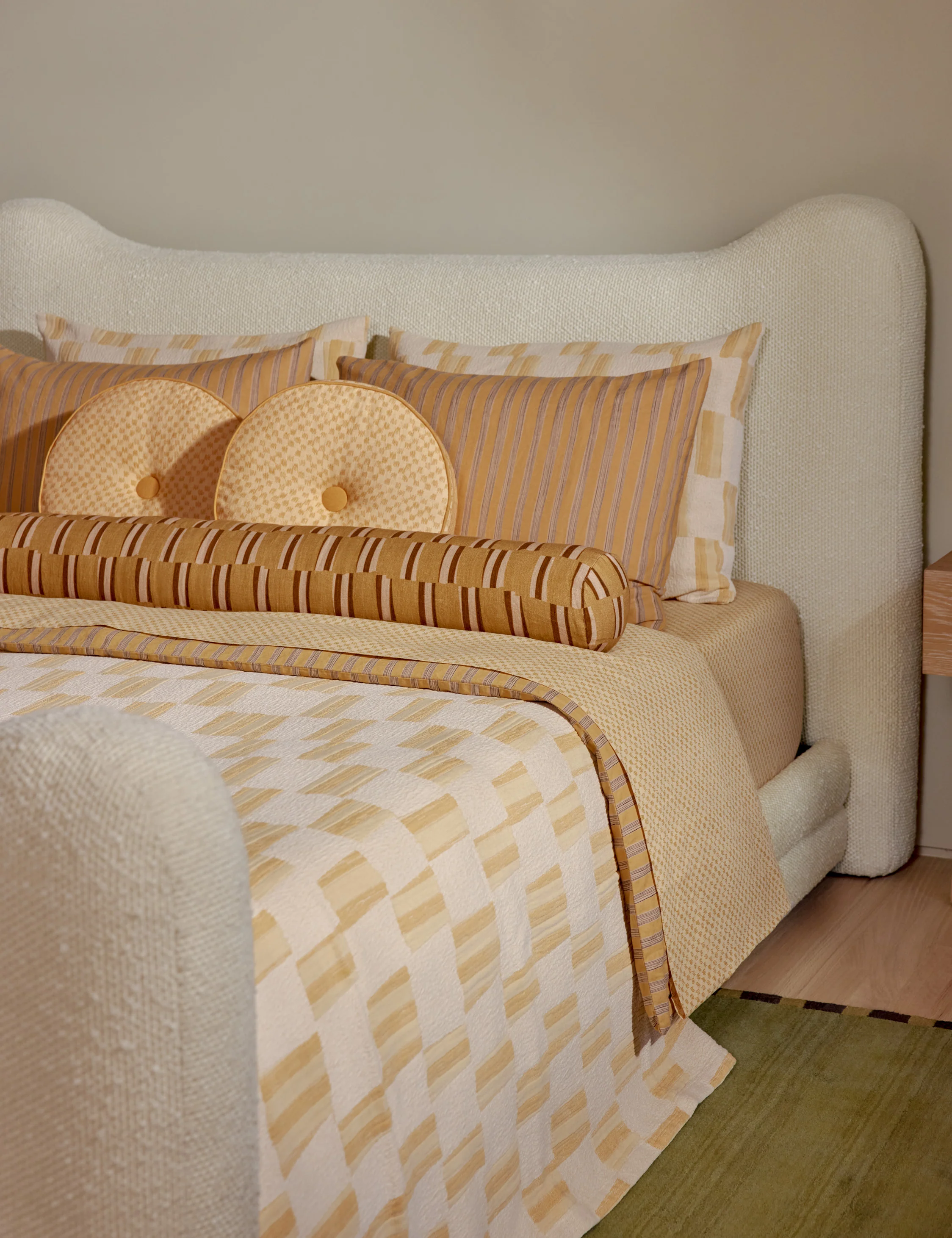 Kuvio Linen Cotton Sheet Set by Sarah Sherman Samuel - Image 7