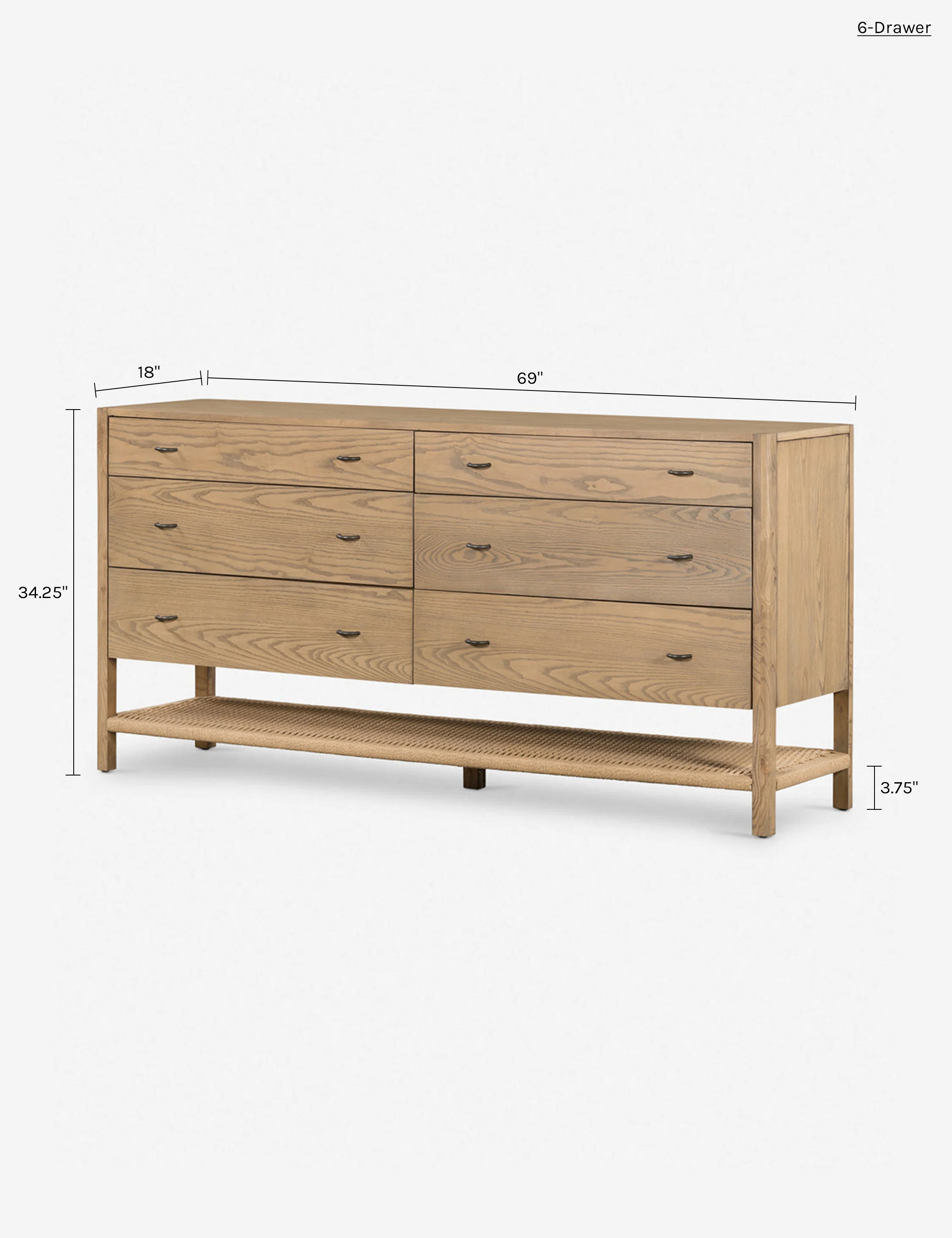 Laird 6-Drawer Dresser - Image 12