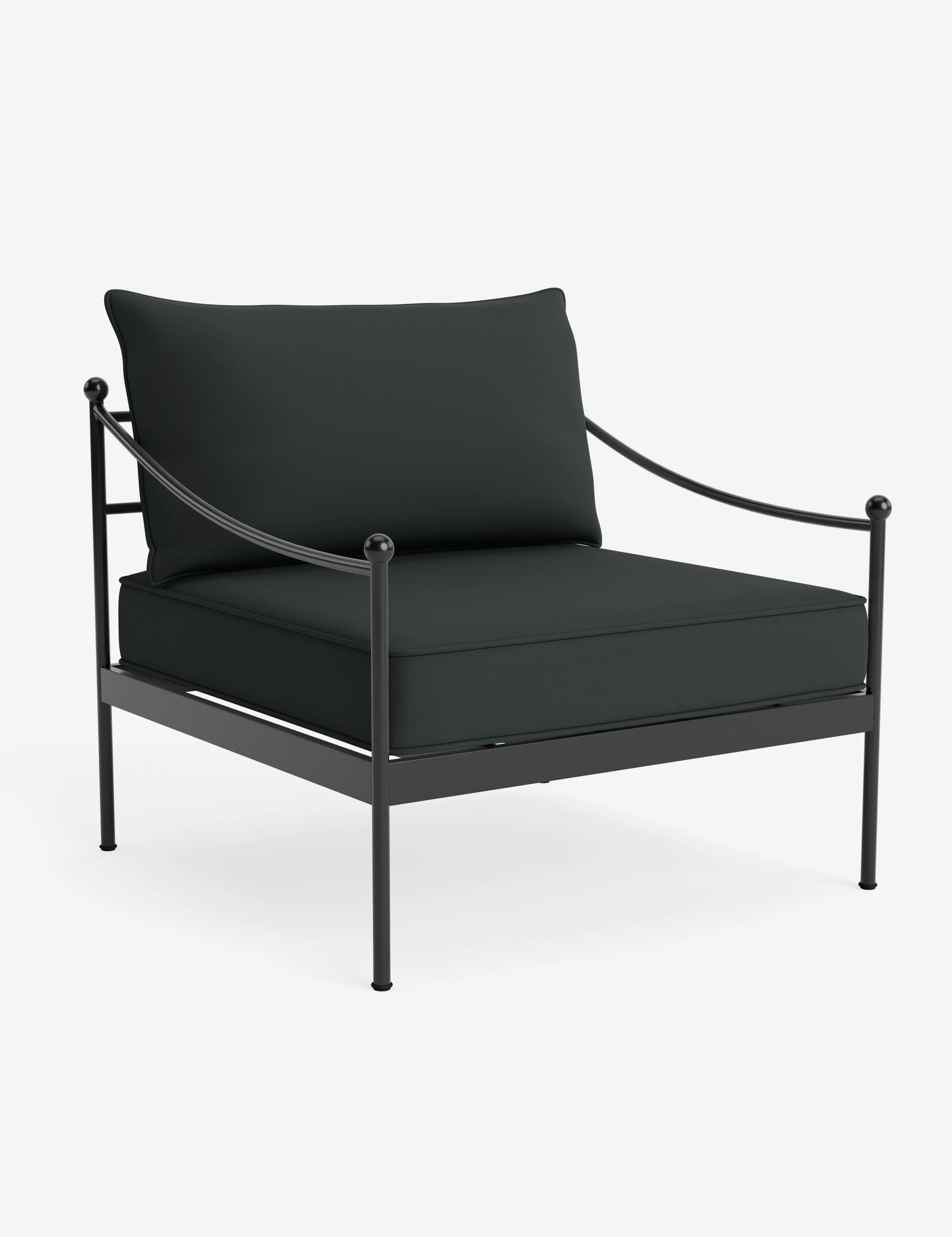 Leni Outdoor Accent Chair Cushion - Image 4