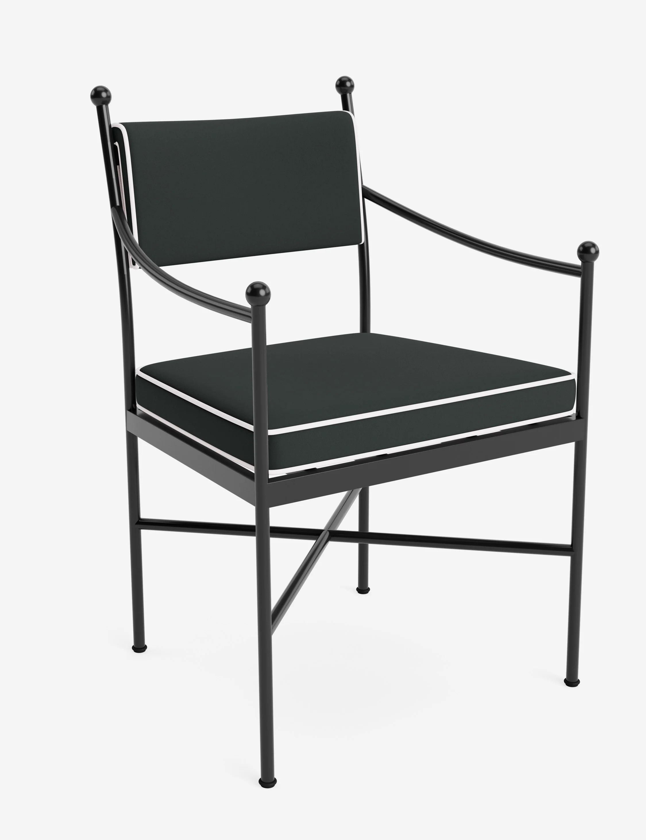 Leni Outdoor Dining Arm Chair Cushion - Image 51