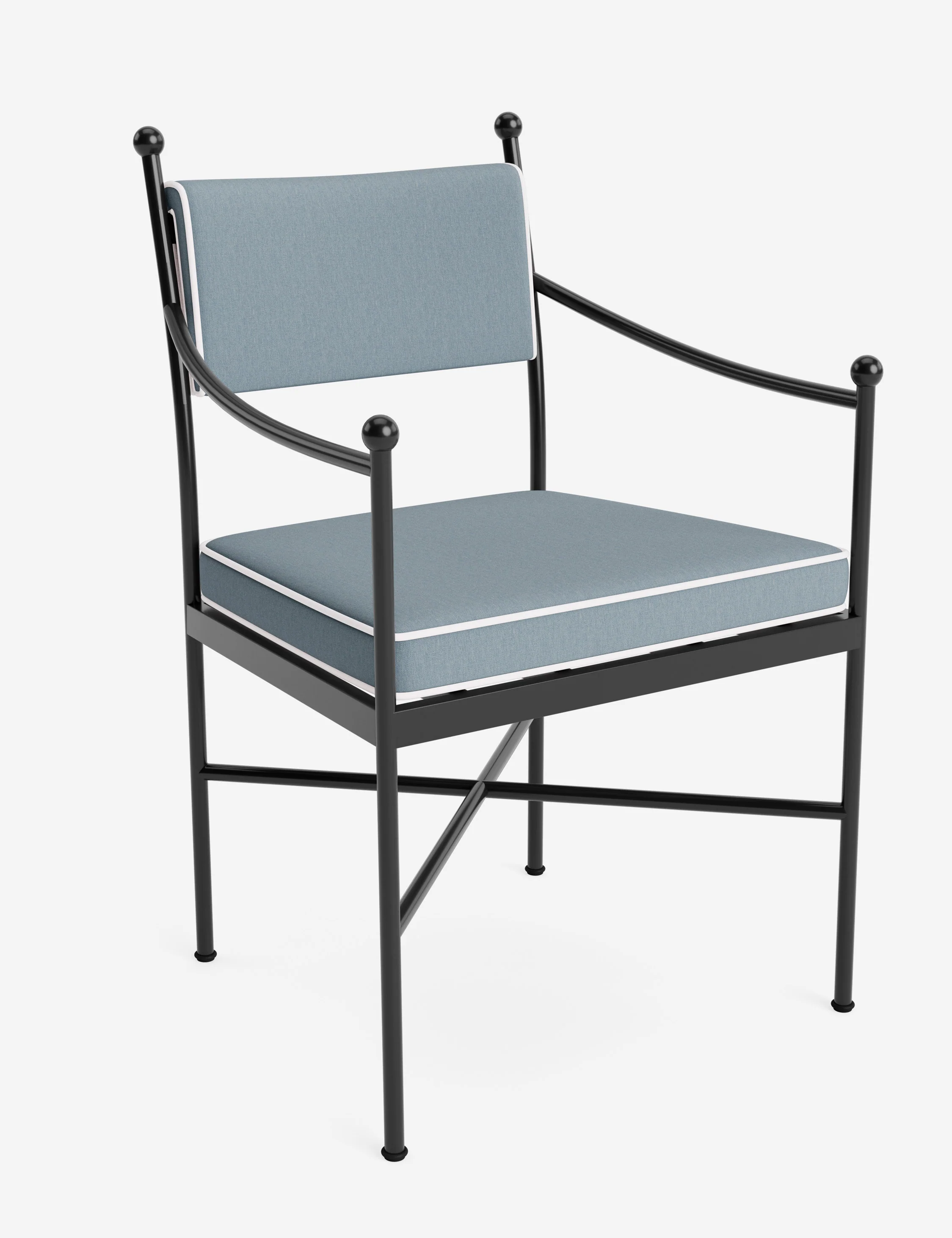 Leni Outdoor Dining Arm Chair Cushion - Image 56
