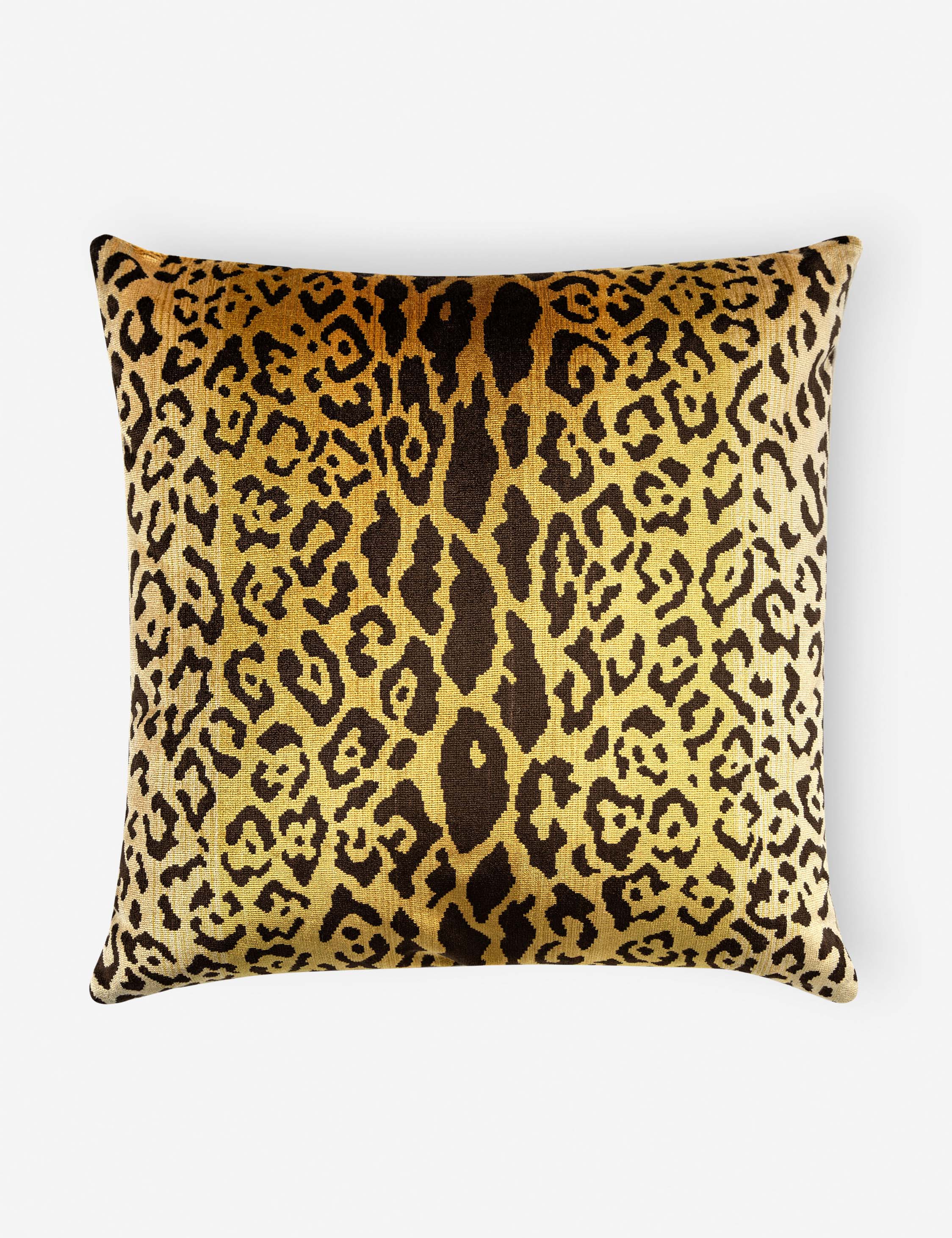 Leopardo Silk Pillow by Scalamandré