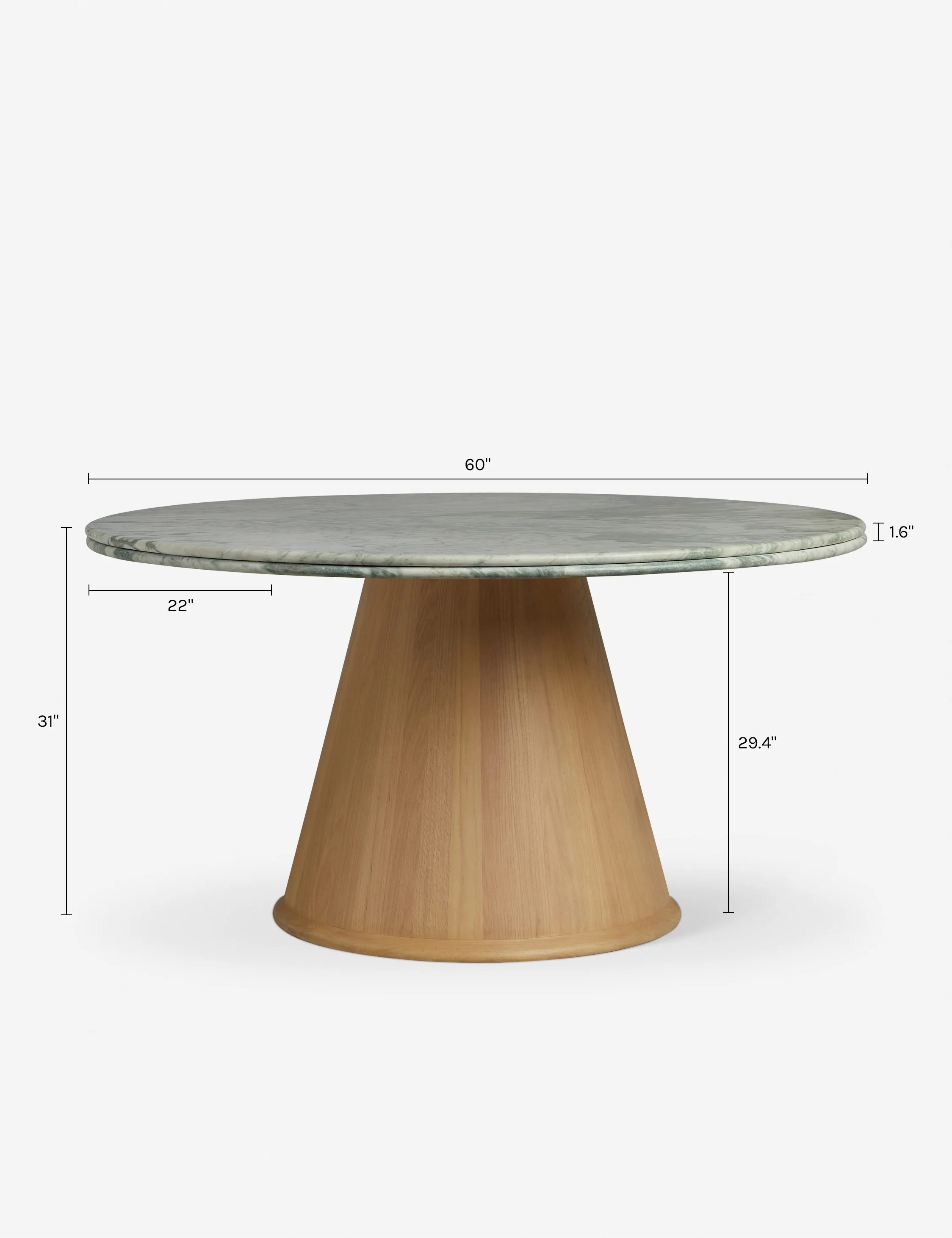 Loretto Round Dining Table - Image 6