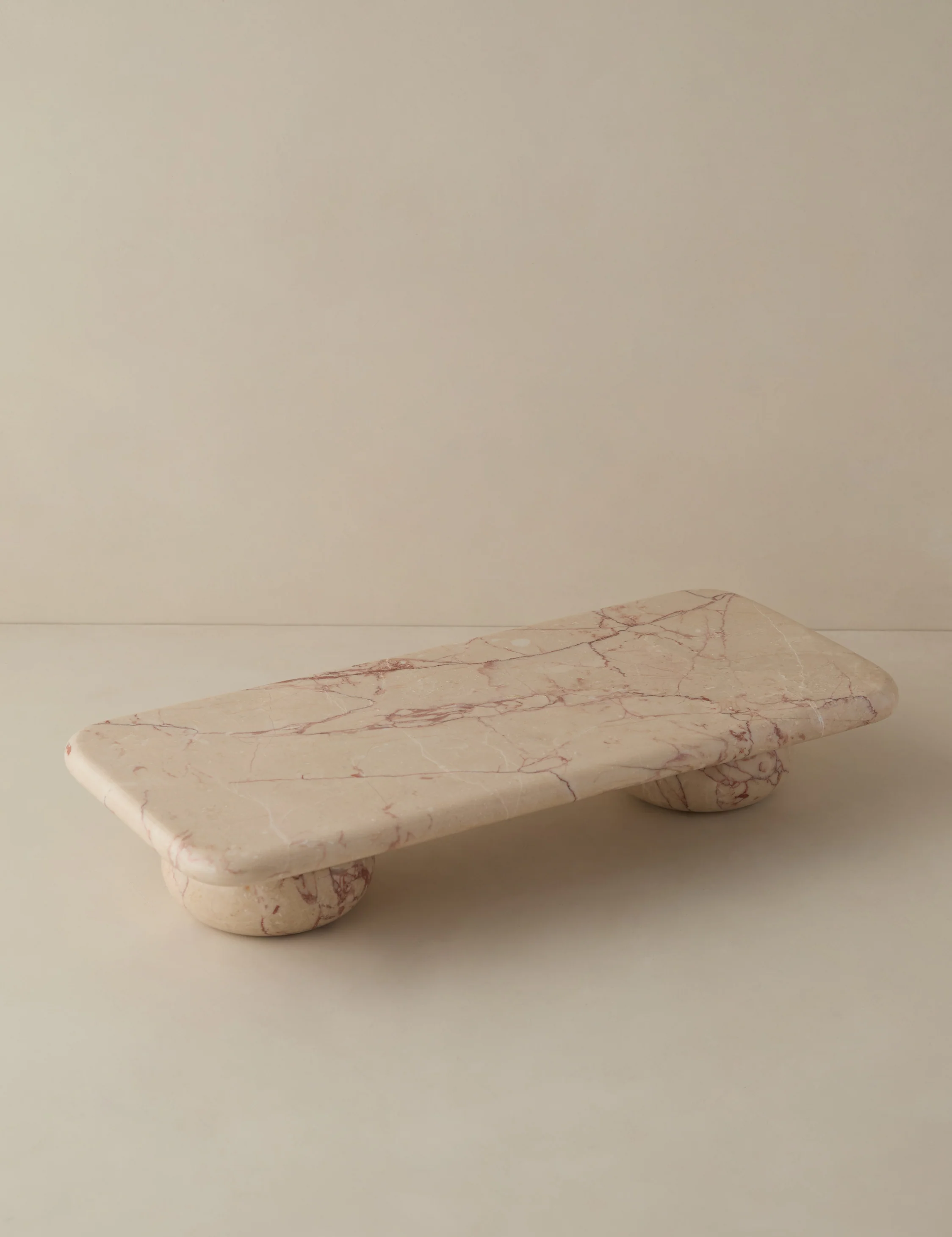 Lusine Rectangular Marble Serving Stand - Image 3