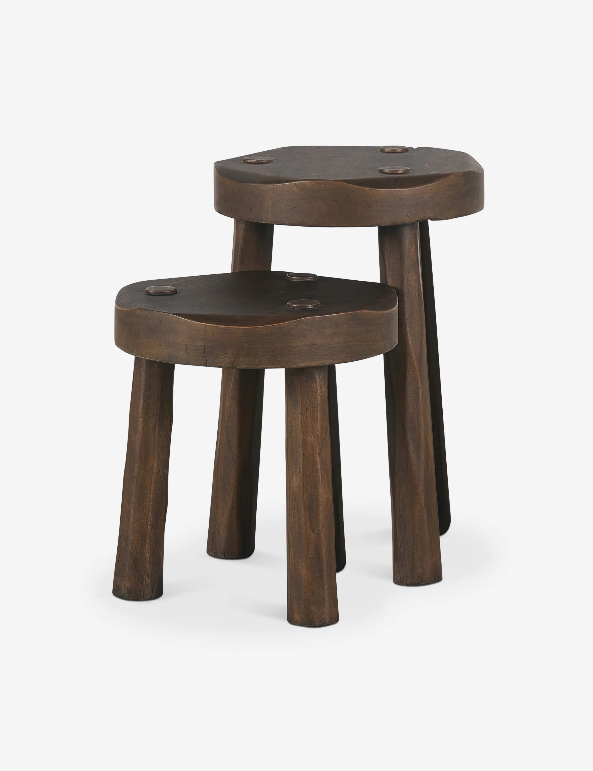 Maha Accent Stool (Set of 2) by Amber Lewis x Four Hands - Image 2