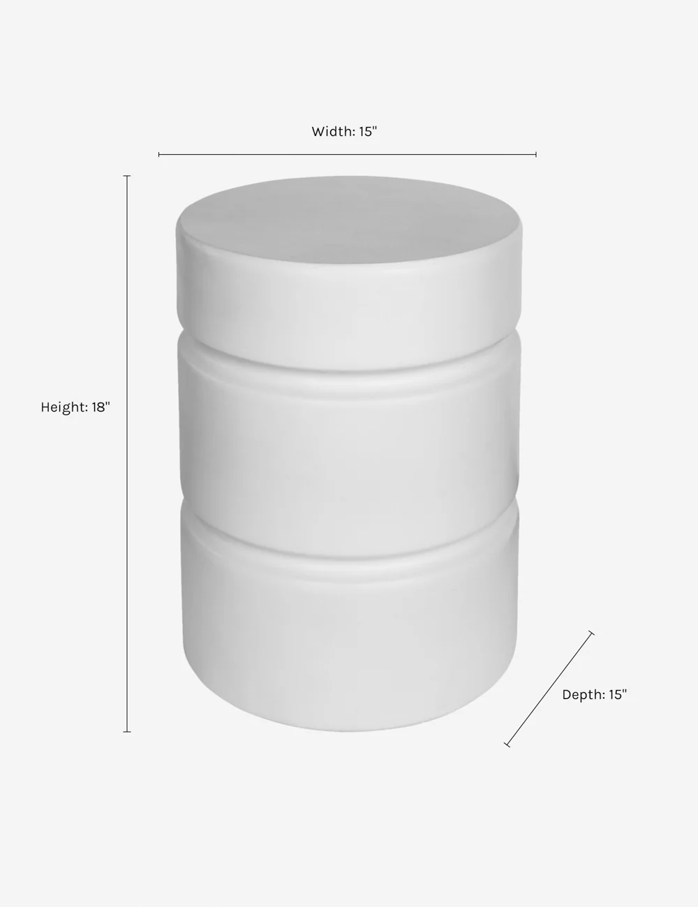Marke Indoor / Outdoor Round Side Table - Image 3