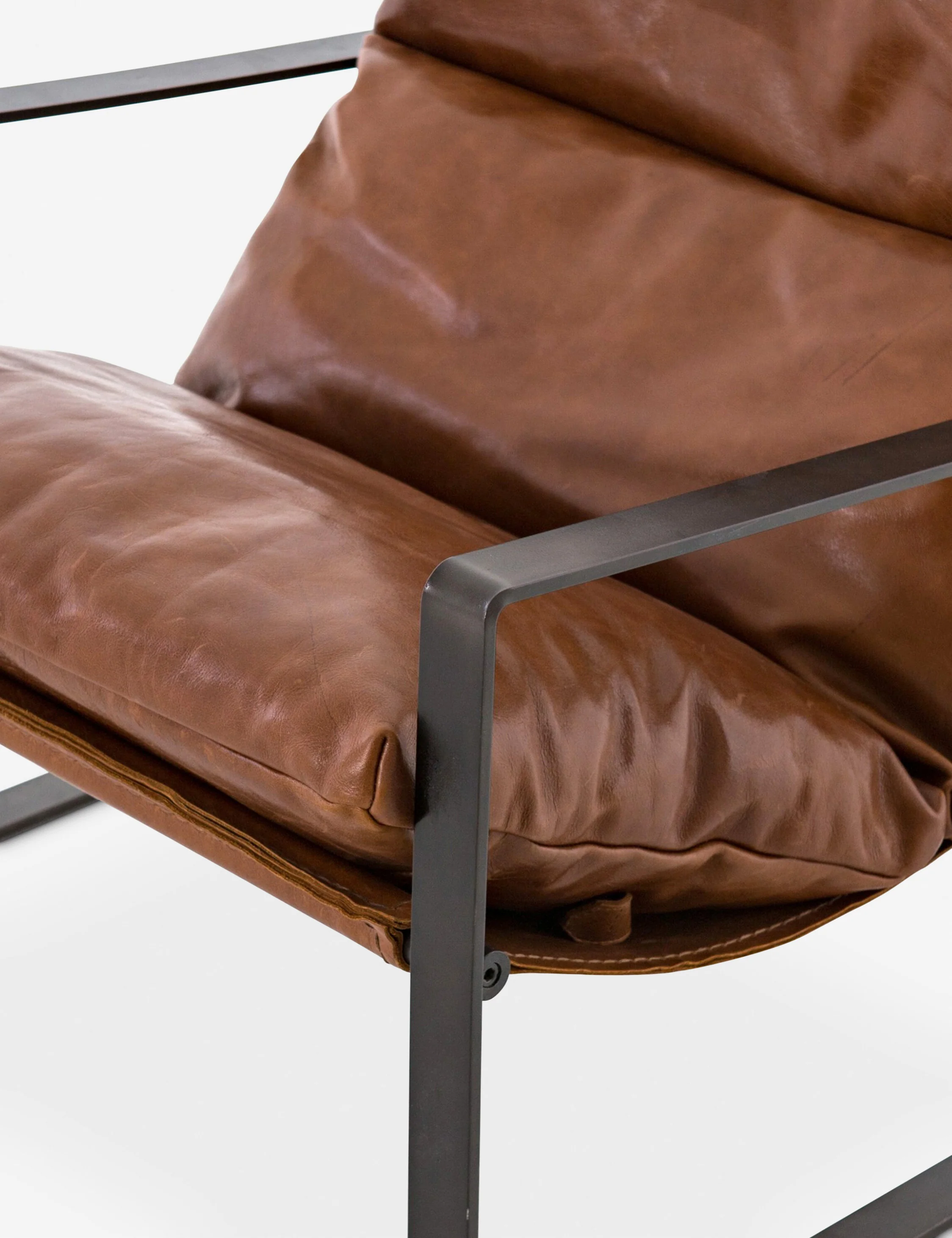 Marlyne Leather Accent Chair - Image 9