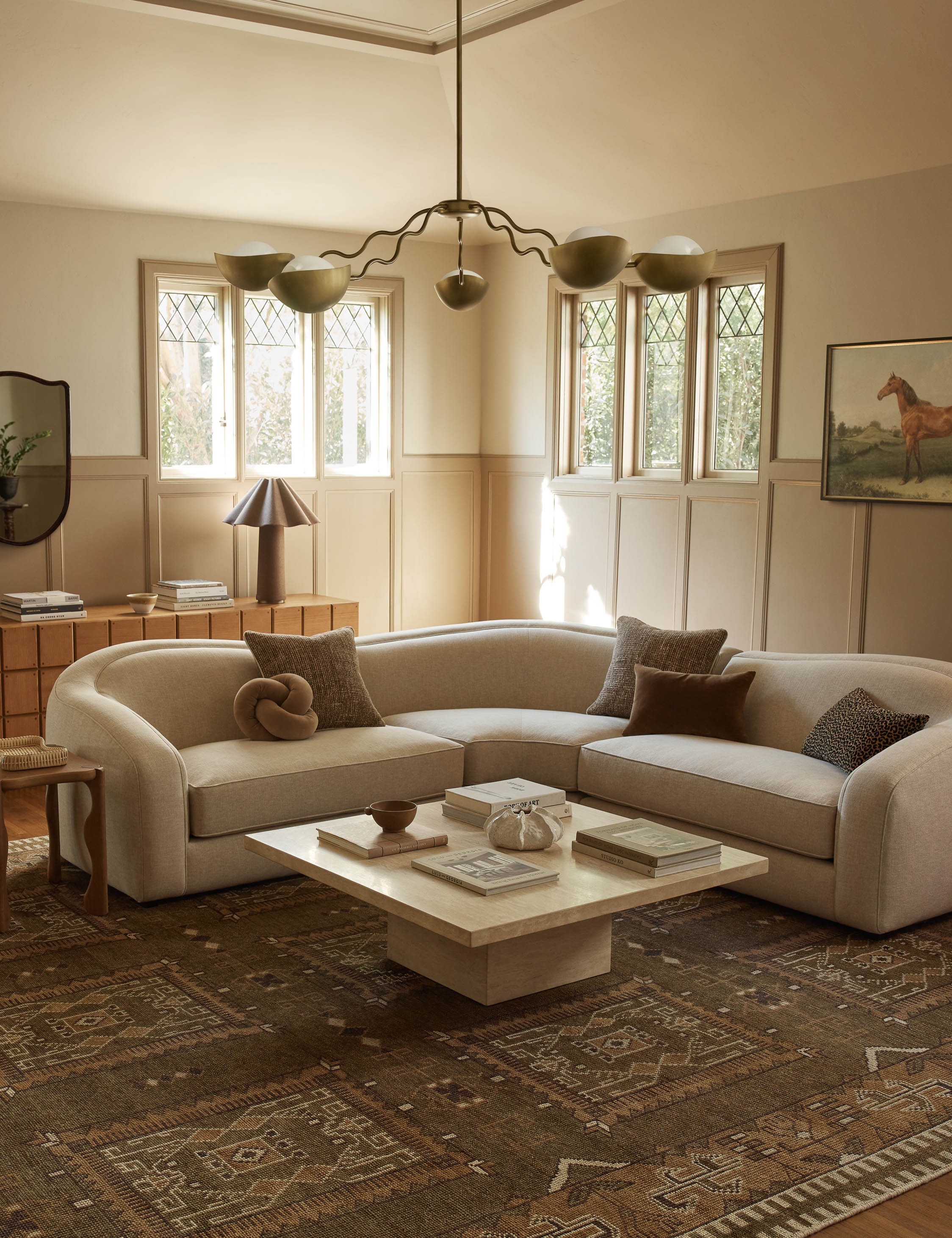 Mars Travertine Coffee Table - Image 3