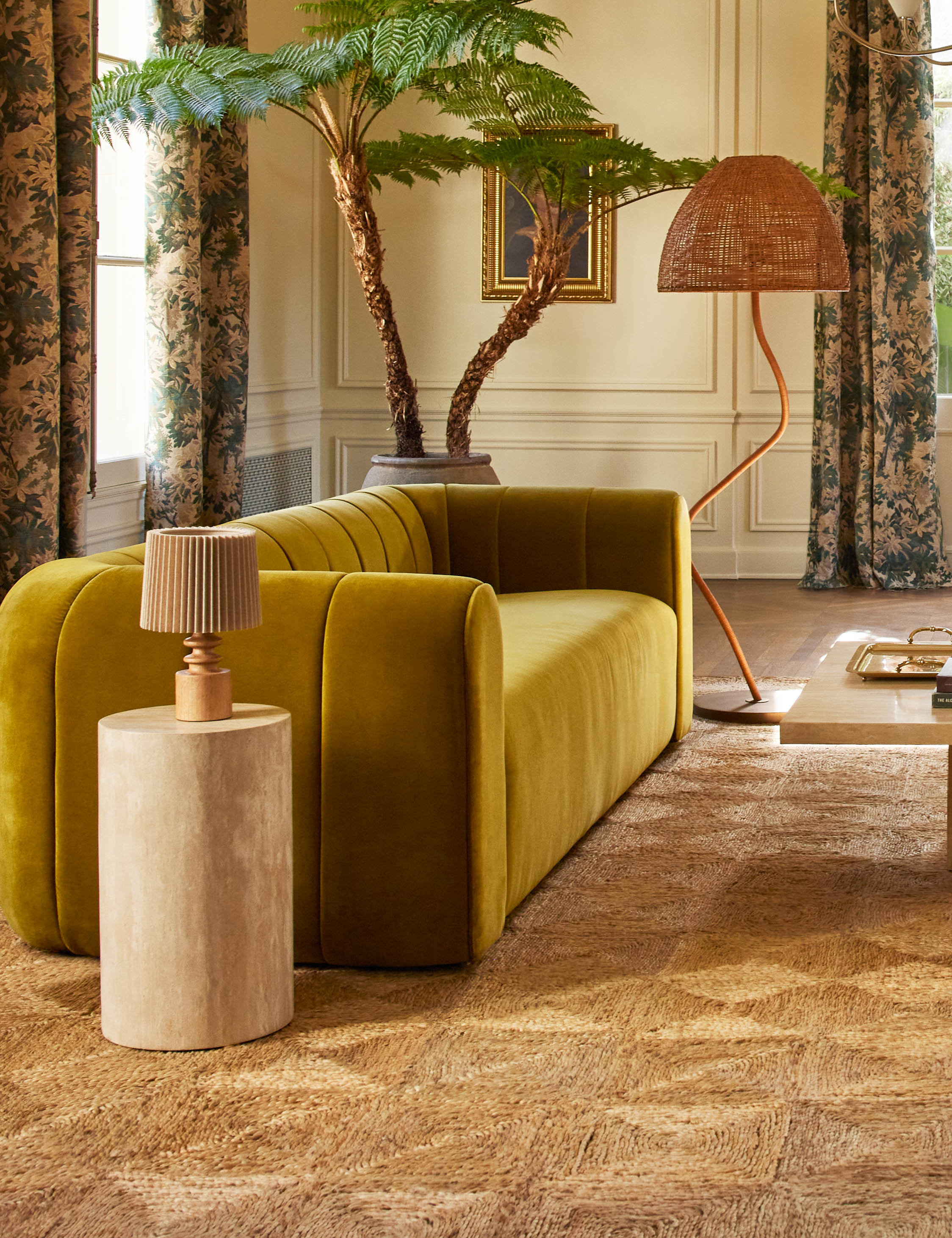 Mars Travertine Round Side Table - Image 7