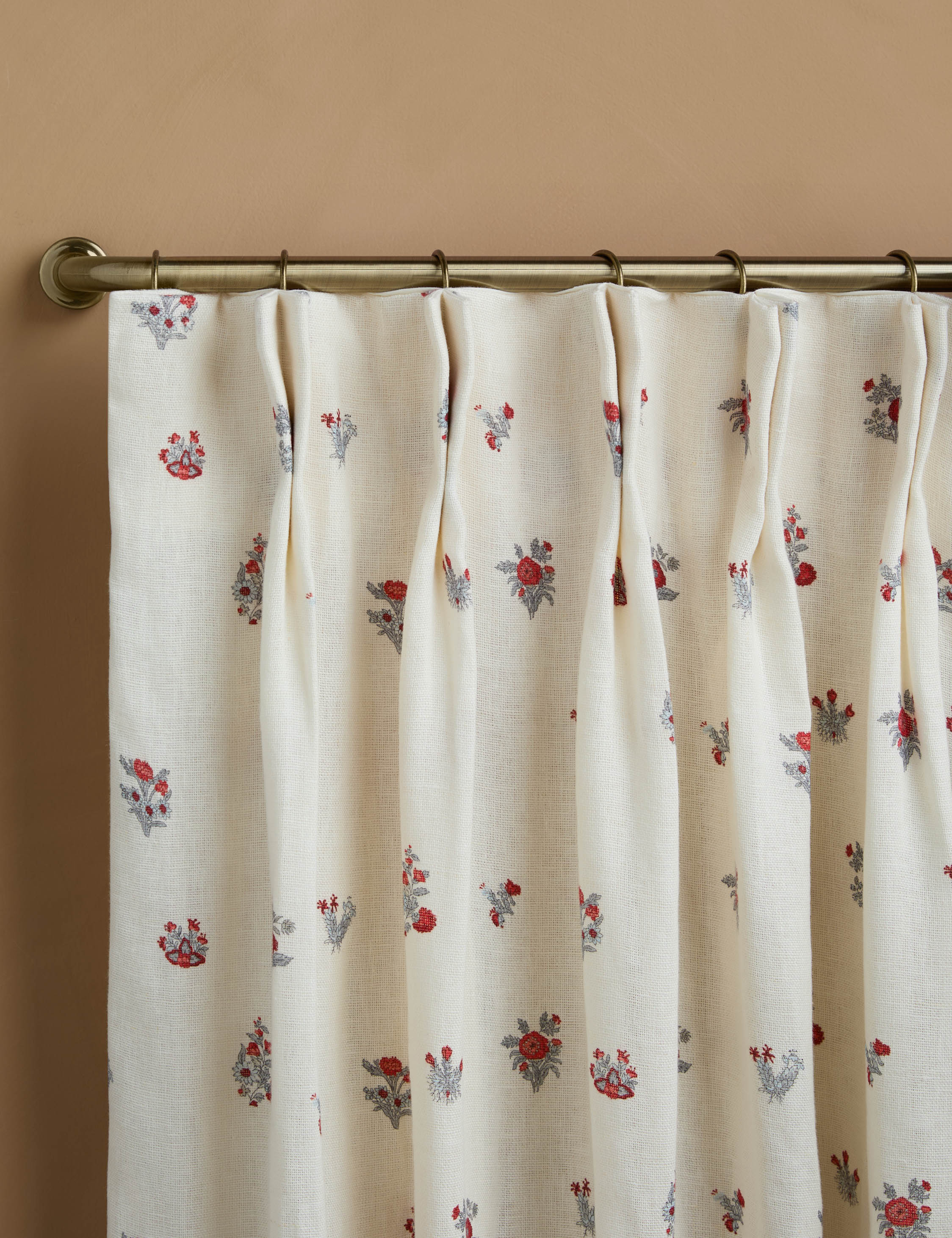 Mayfair Pleated Linen Curtain Panel by Heidi Caillier - Image 2