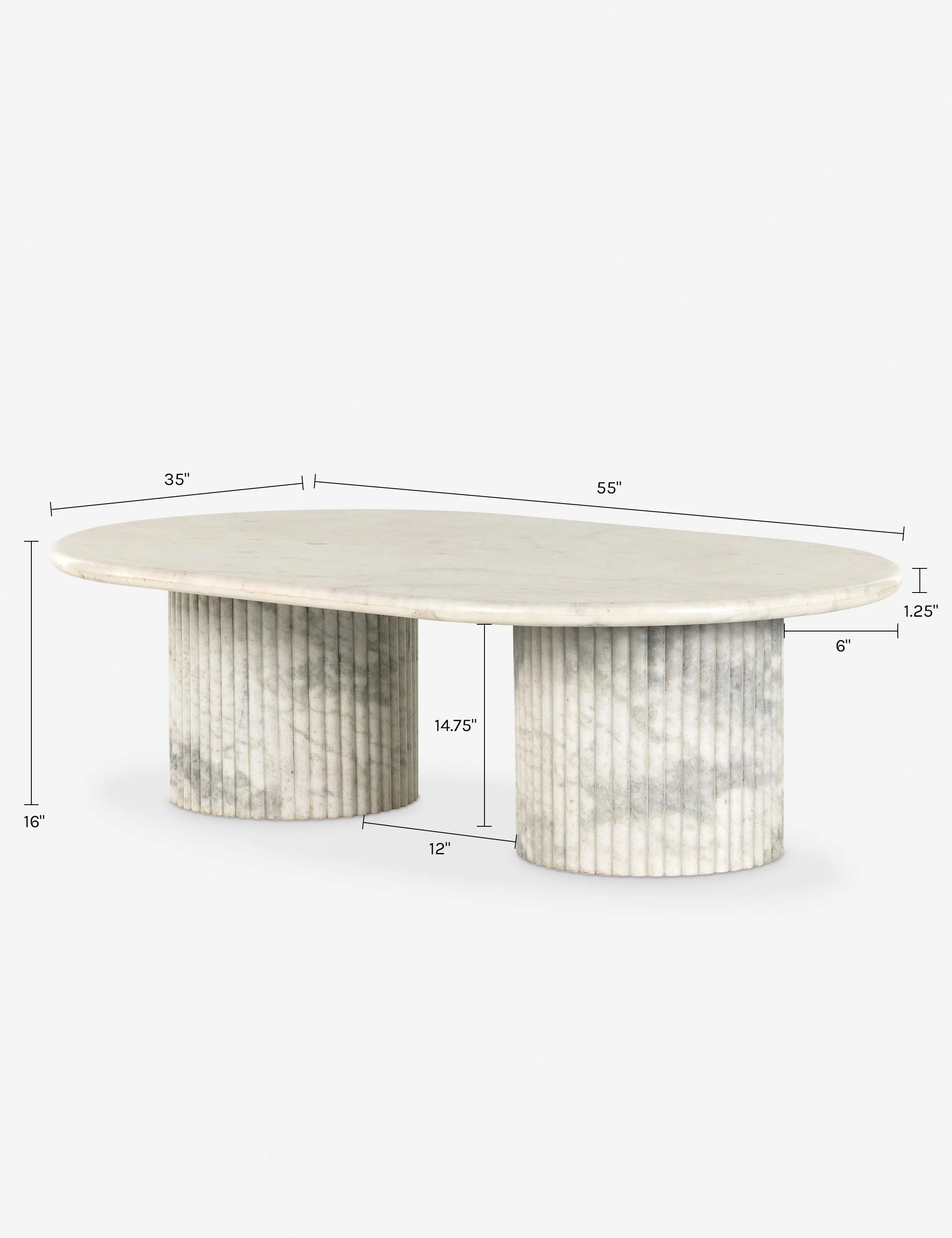 Mercer Oval Coffee Table - Image 6