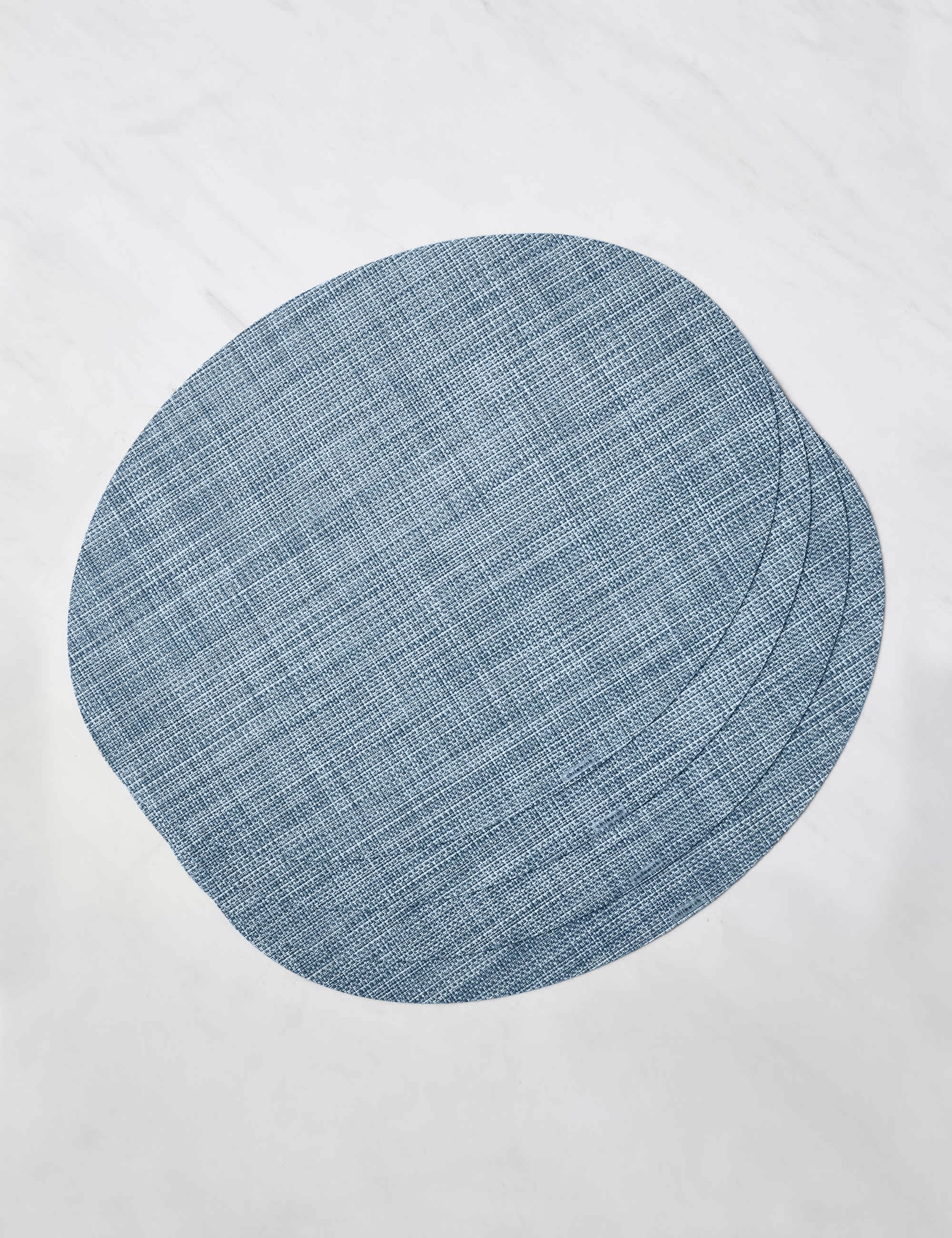 Mini Basketweave Oval Placemat (Set of 4) by Chilewich - Image 6