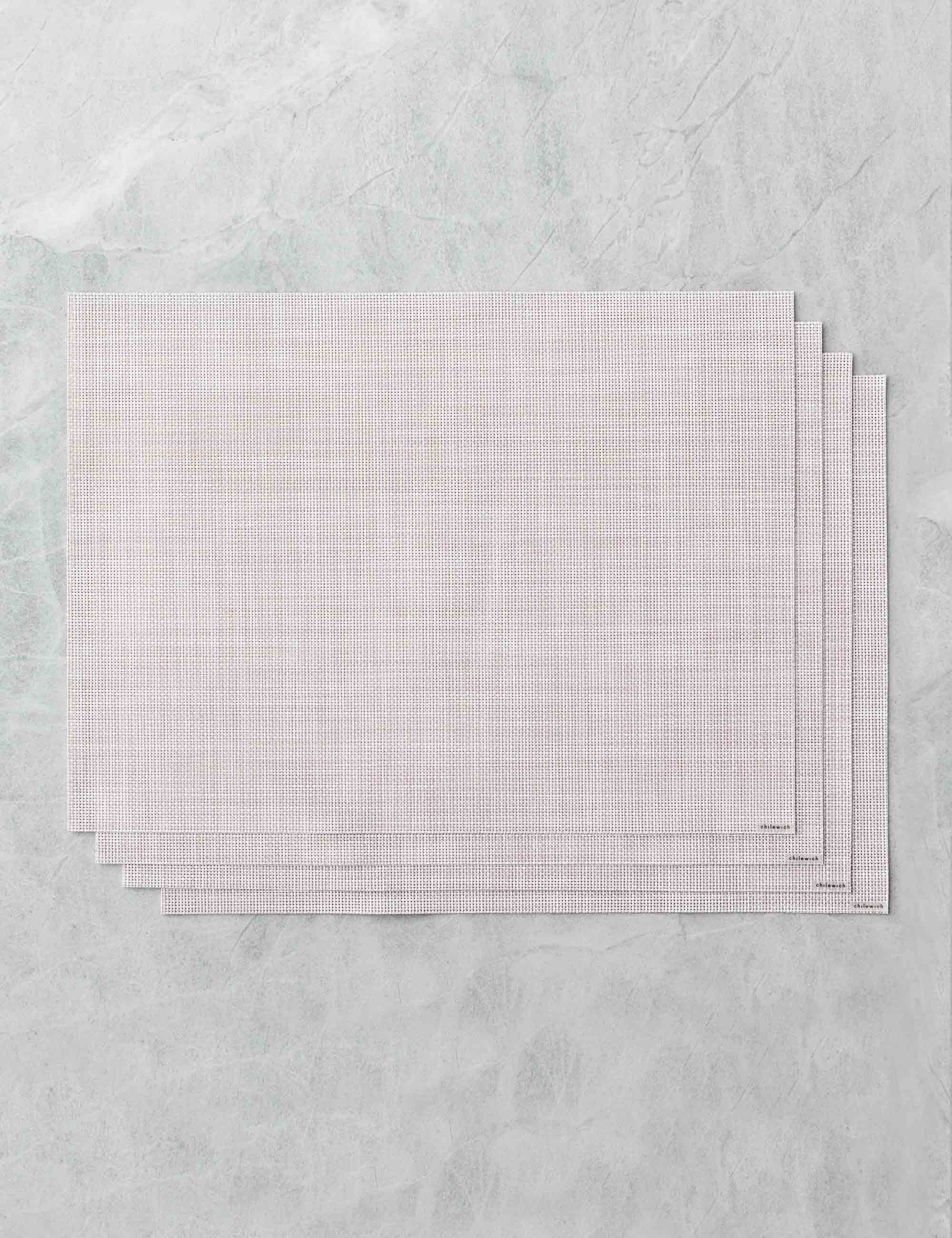 Mini Basketweave Rectangle Placemat (Set of 4) by Chilewich - Image 12