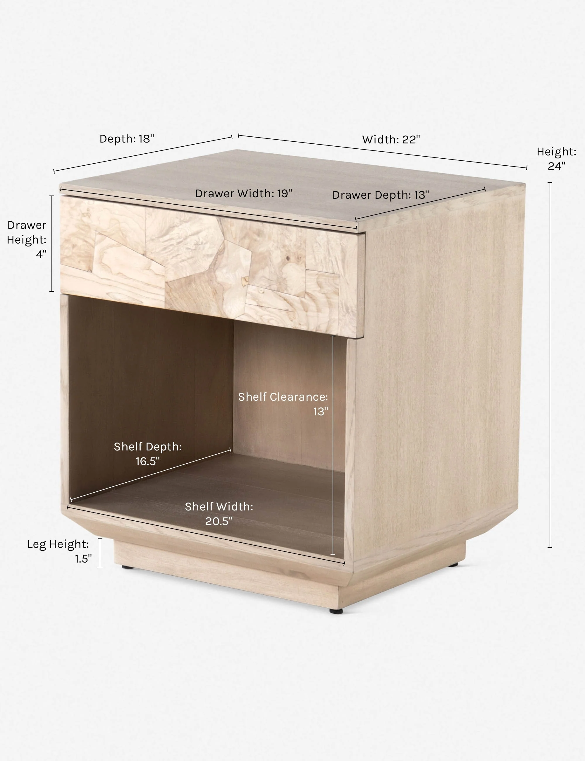 Moneo Nightstand - Image 7