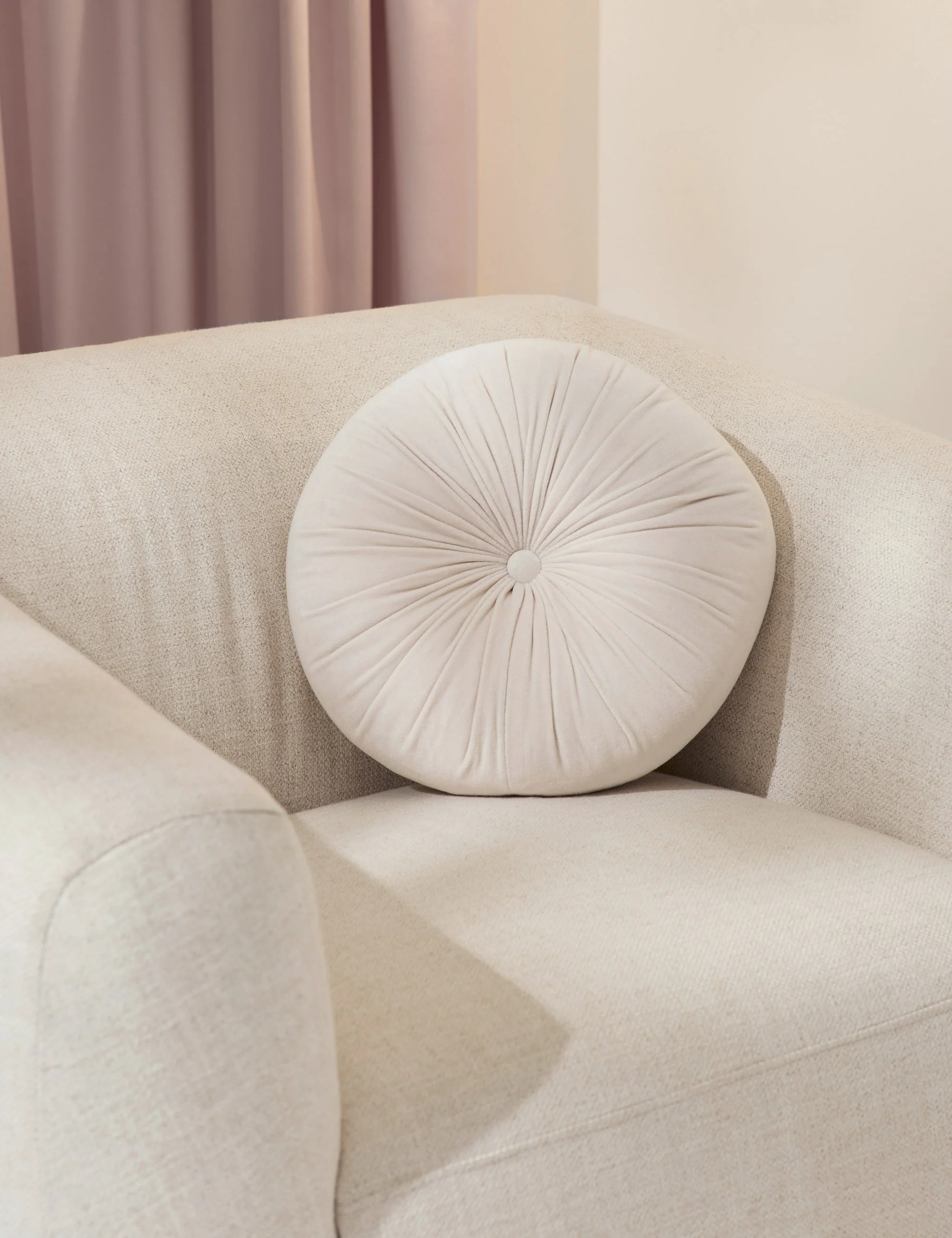 Monroe Velvet Round Pillow - Image 20