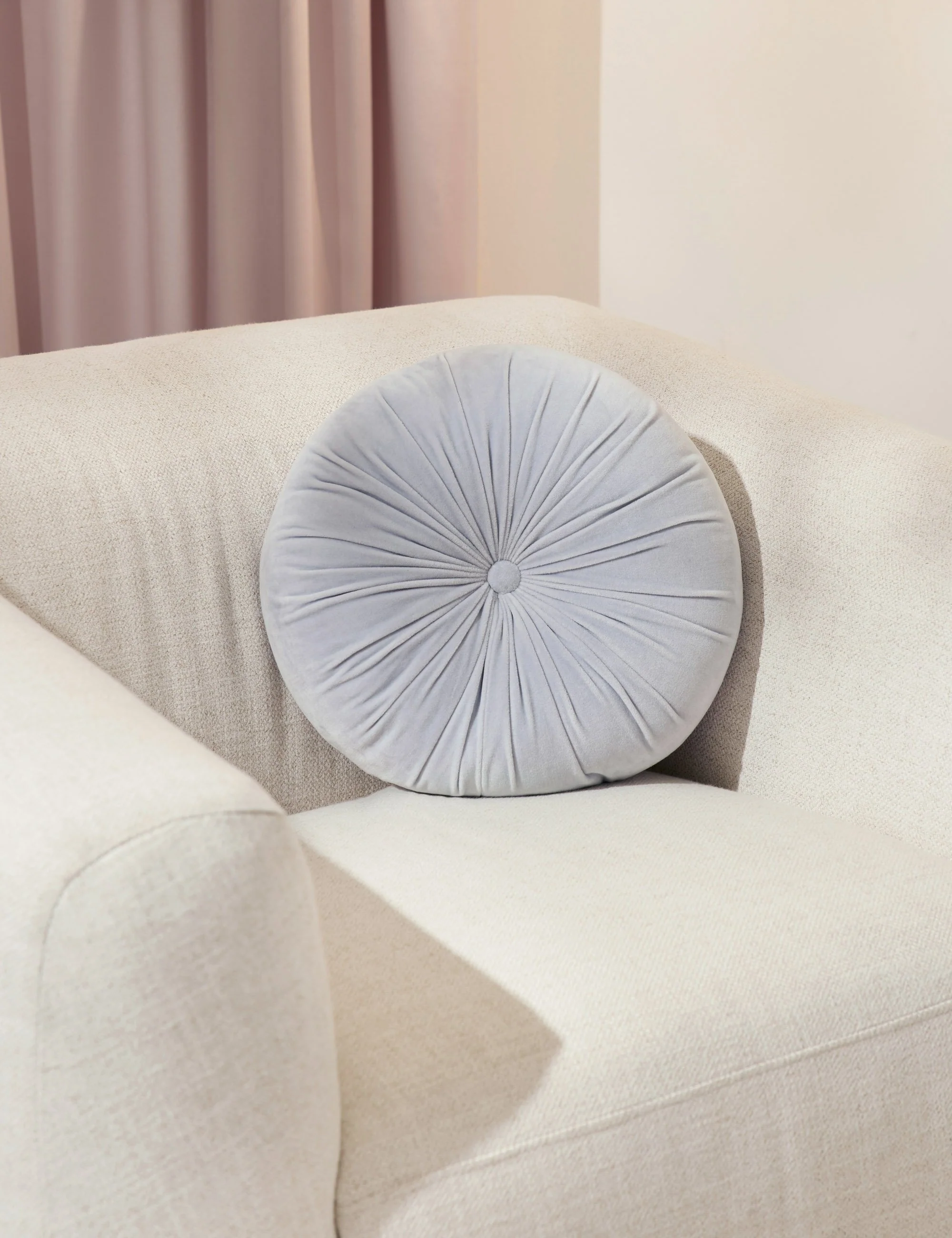 Monroe Velvet Round Pillow - Image 25