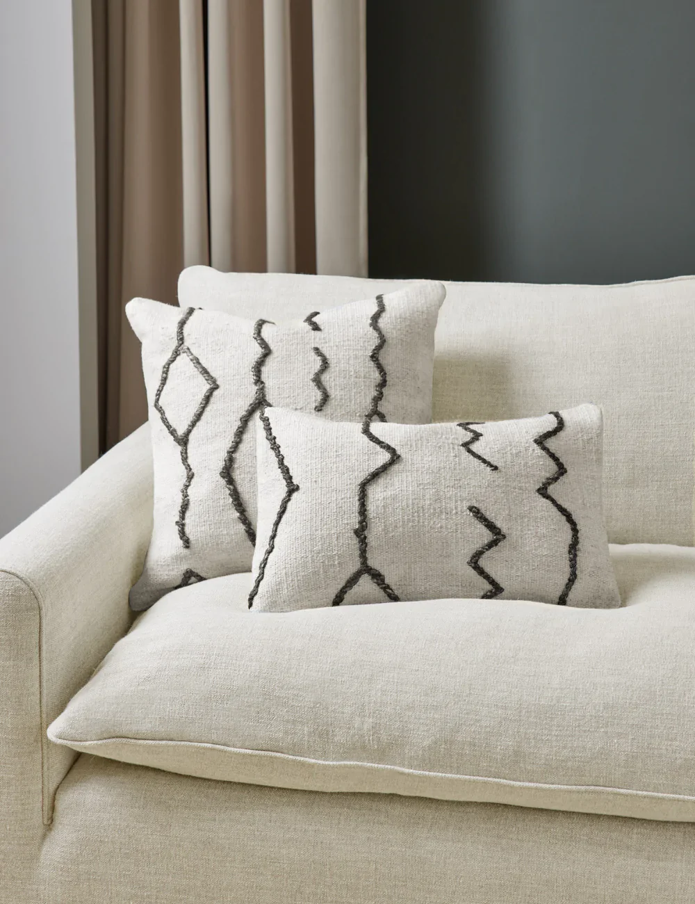 Moroccan Flatweave Pillow by Sarah Sherman Samuel - Image 2