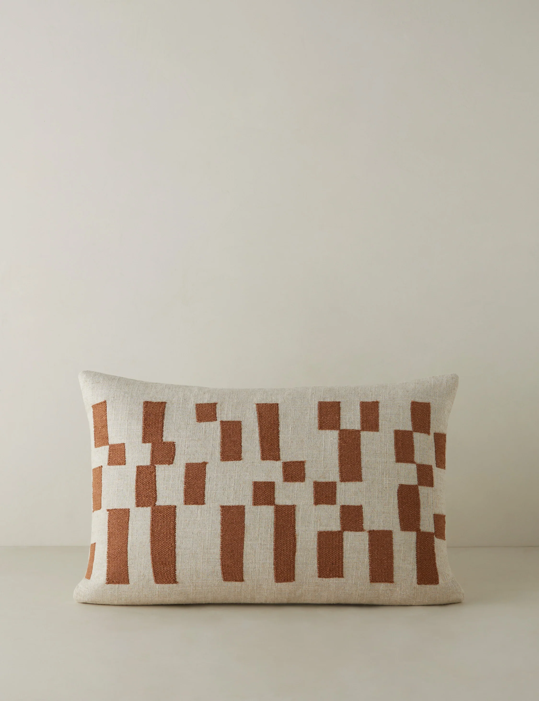 Mosaic Embroidered Pillow by Élan Byrd - Image 2