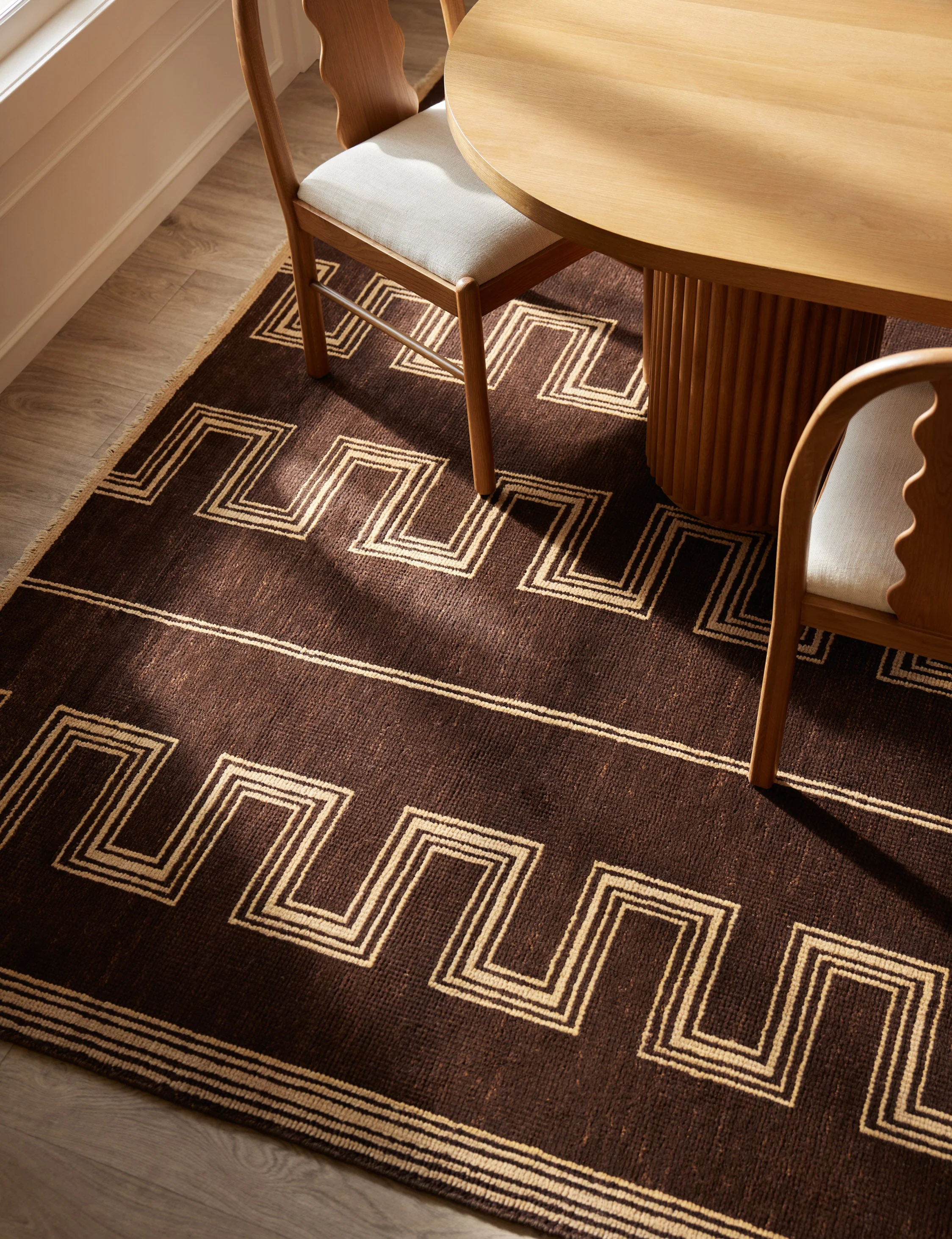 Naman Hand-Knotted Wool Rug Swatch - Image 2