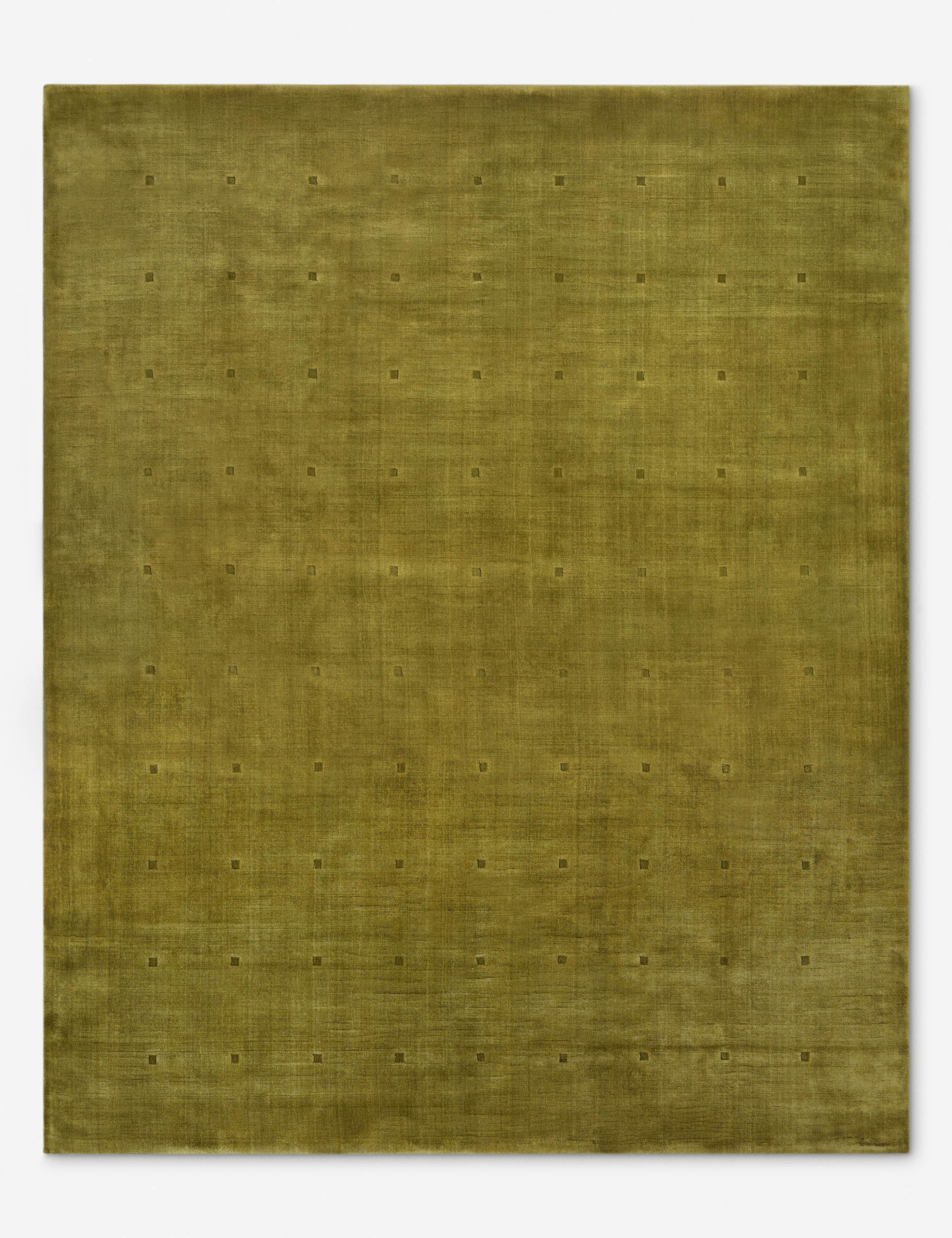 Nelio Hand-Loomed Viscose Rug Swatch by Sarah Sherman Samuel, Chartreuse - Image 5