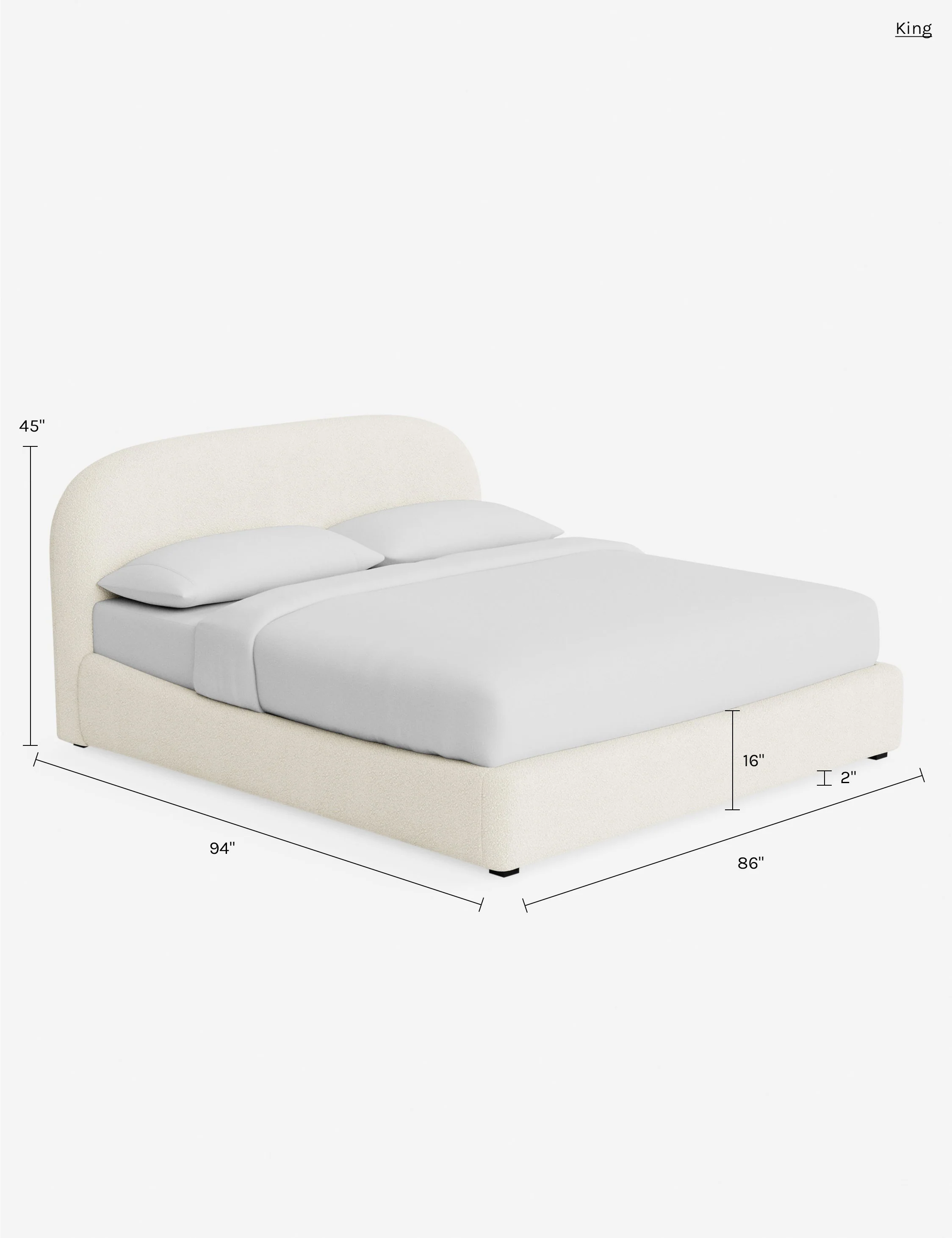 Neve Platform Bed by Aimee Song - Image 124