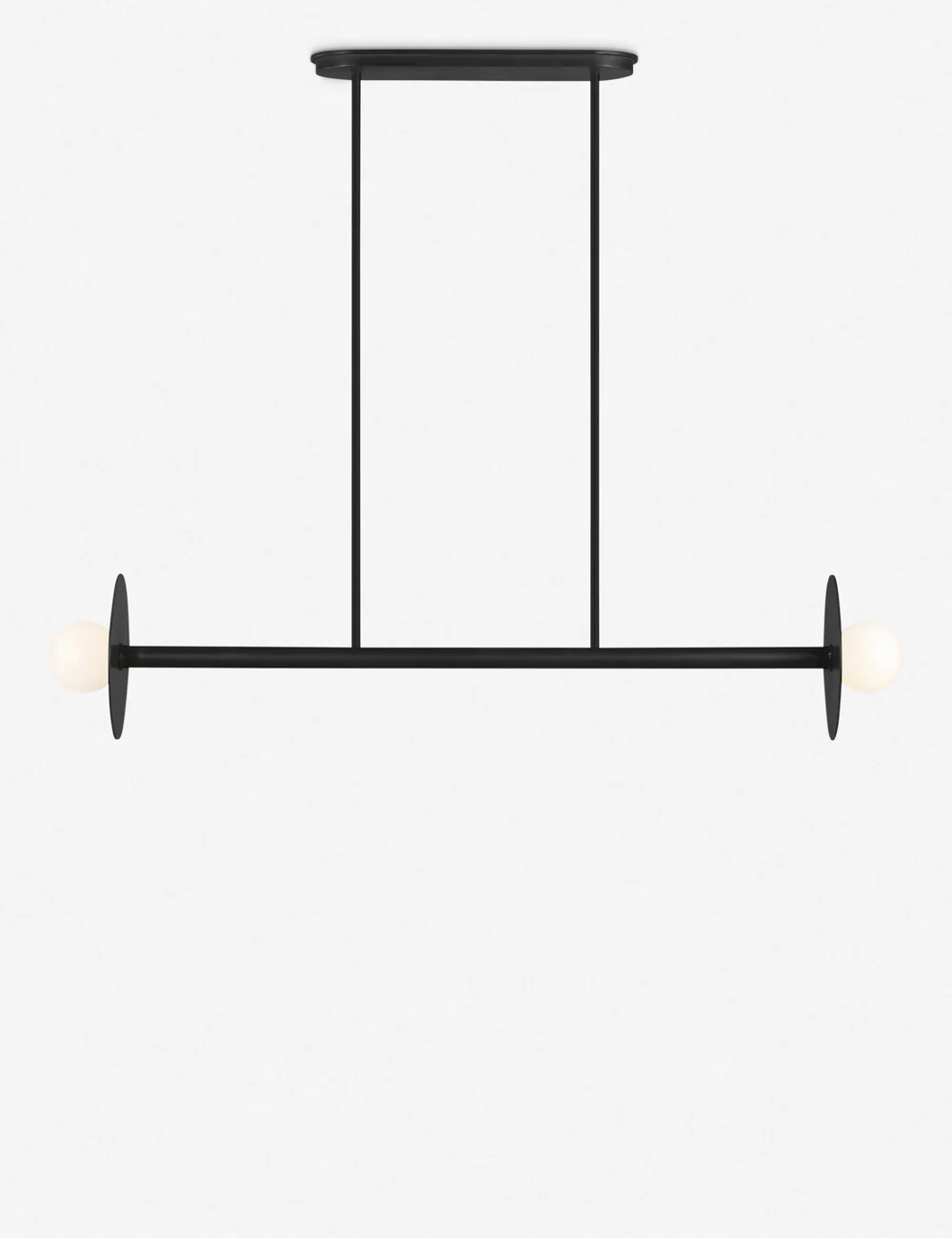 Nodes Medium Linear Chandelier by Kelly Wearstler