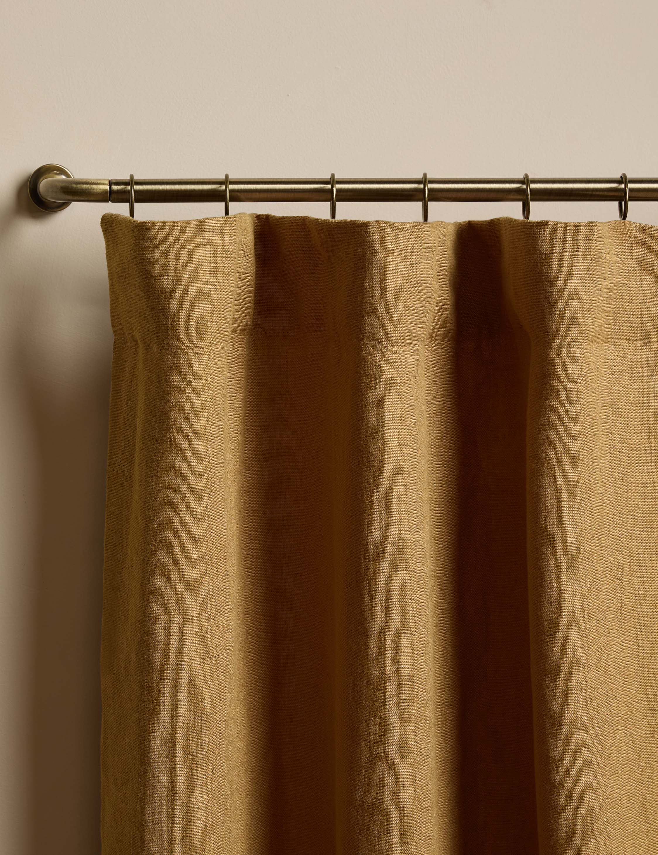 Nori Ruffle Belgian Linen Curtain Panel - Image 10