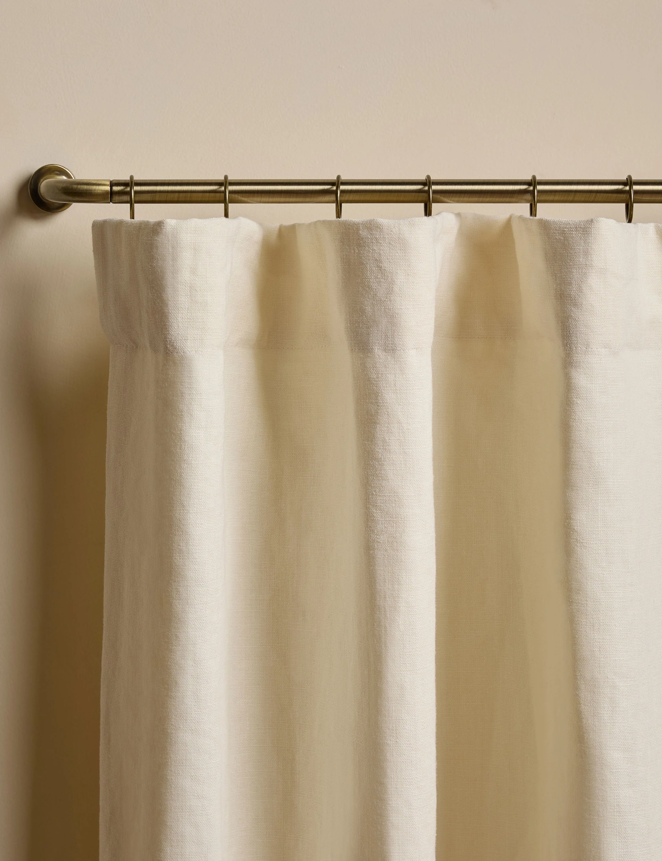 Nori Ruffle Belgian Linen Curtain Panel - Image 6