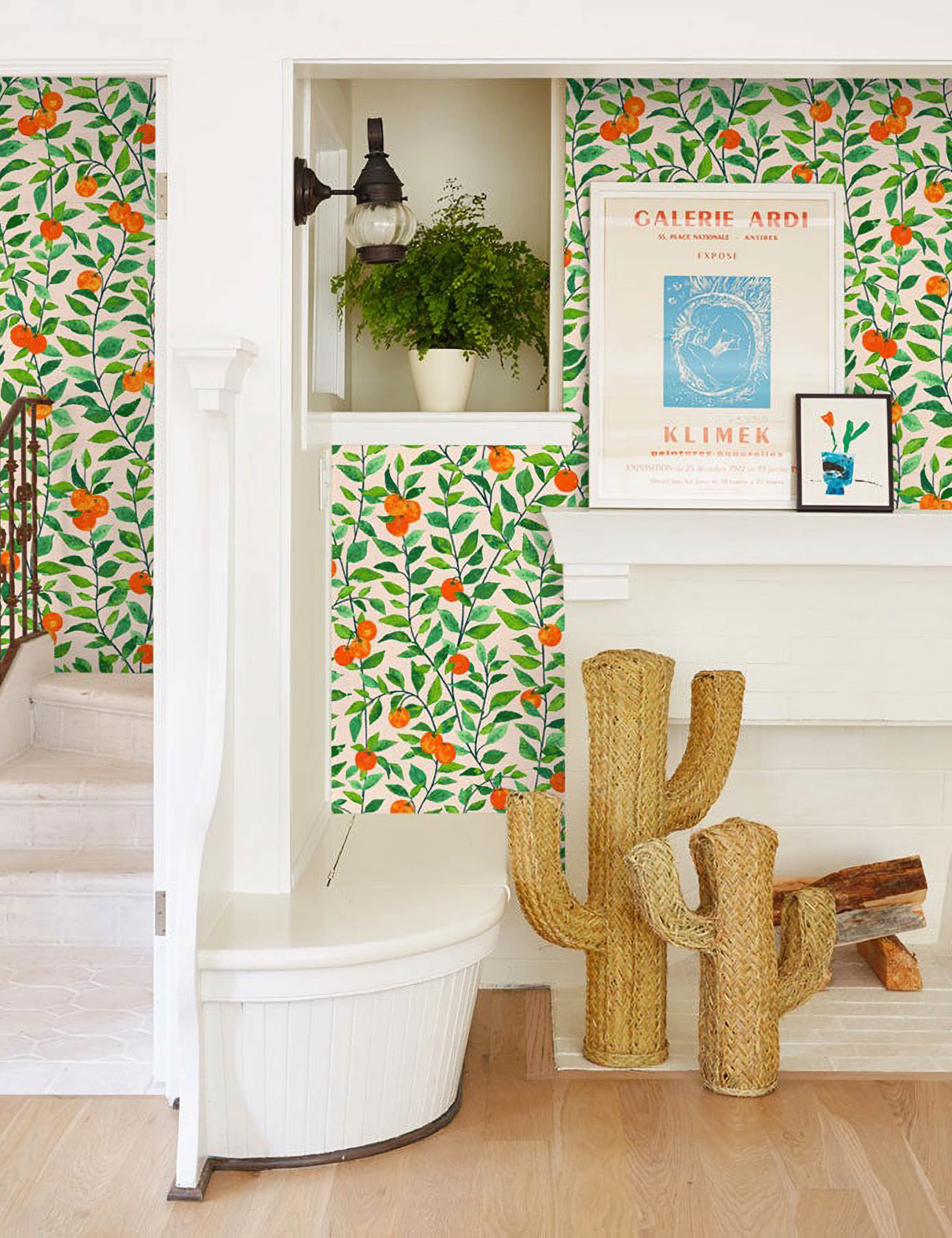Orange Crush Peel + Stick Wallpaper - Image 7