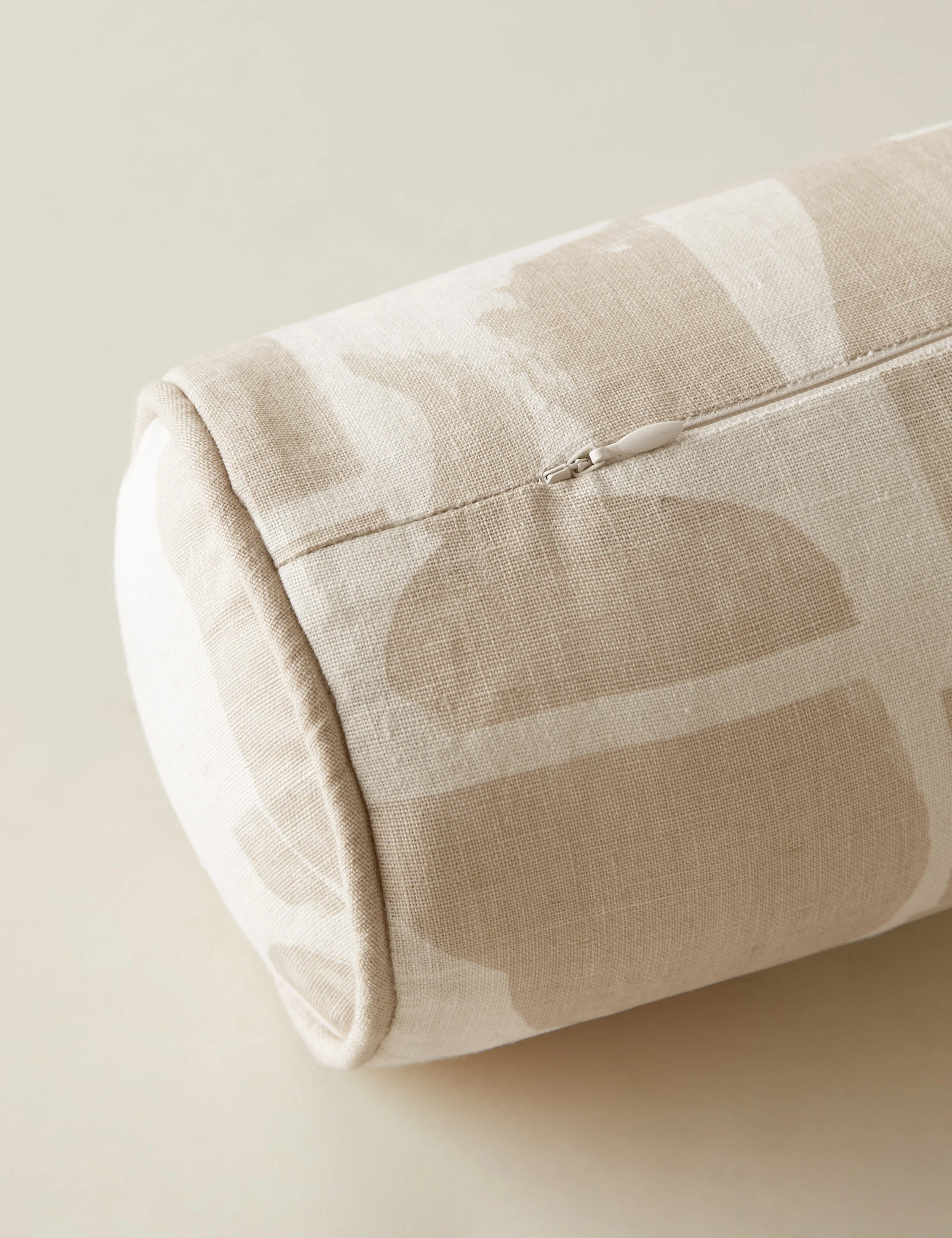 Organic Shapes Linen Bolster Pillow by Sarah Sherman Samuel - Image 16