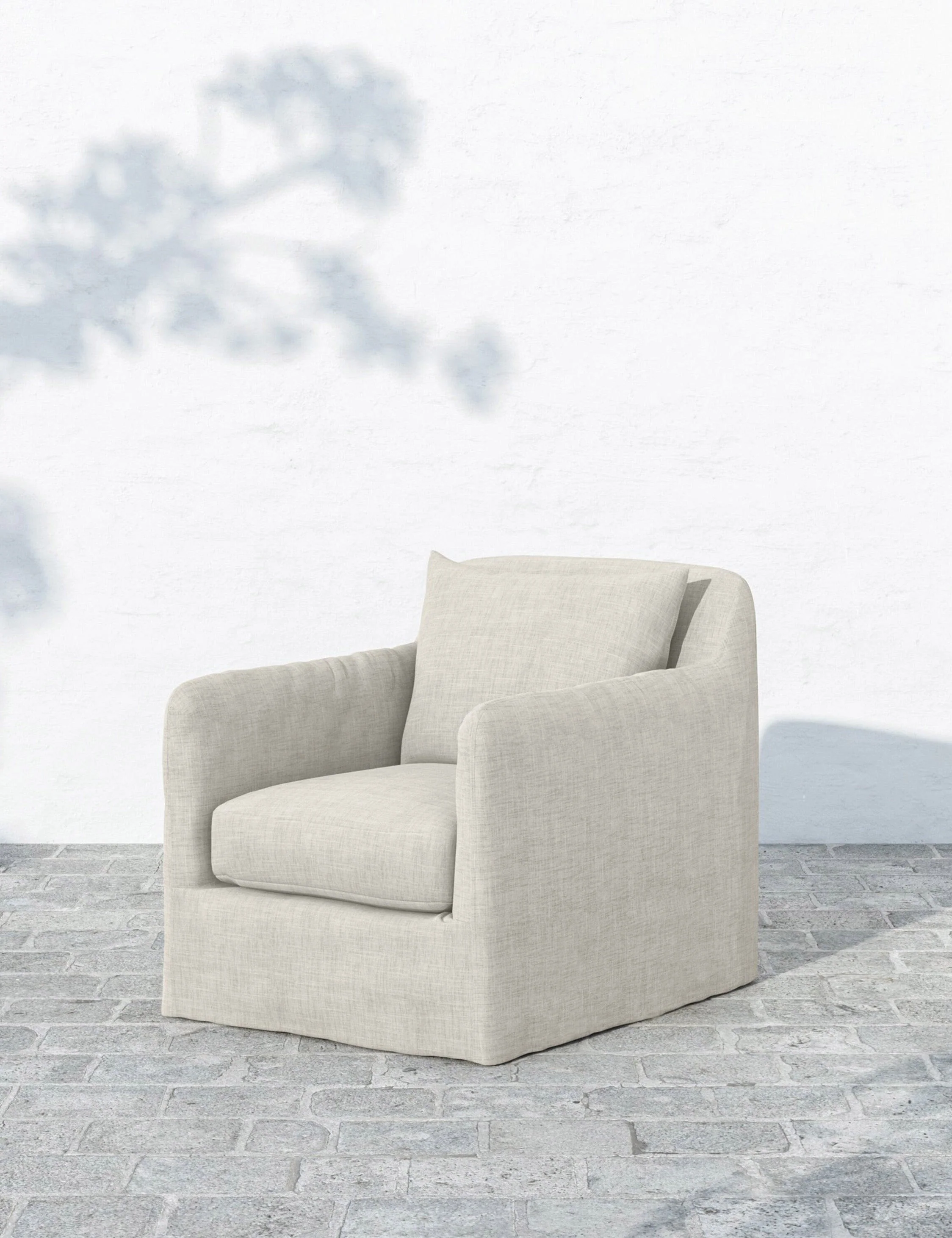 Orlena Outdoor Swivel Chair - Image 5