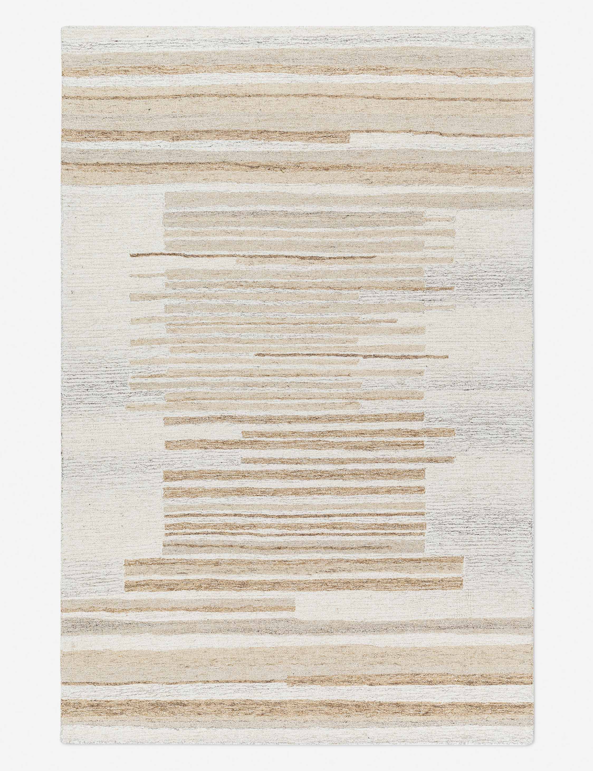 Oshman Hand-Tufted Wool Morrocan Style Rug - Image 2