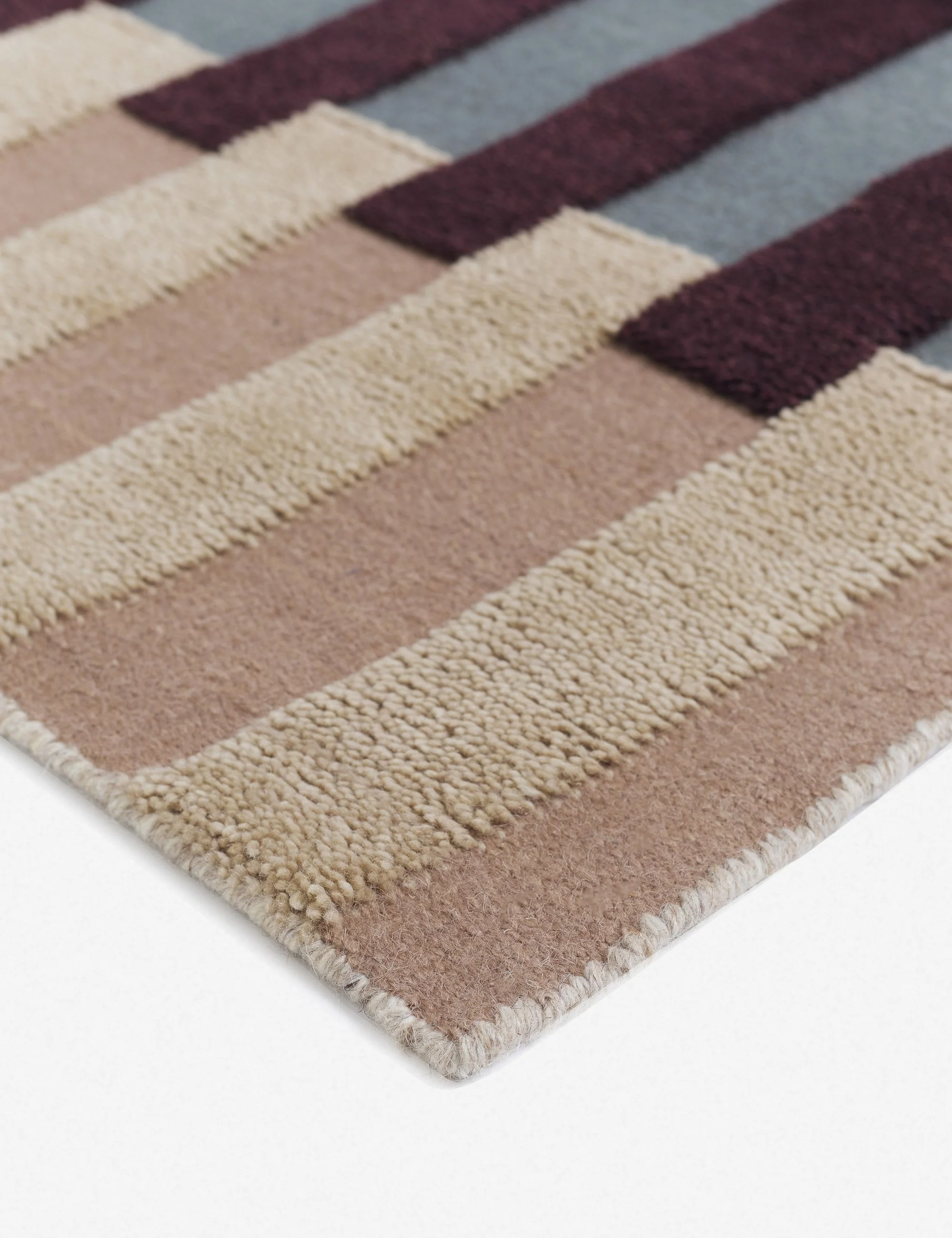 Otti Hand-Knotted Wool Rug Swatch by Nina Freudenberger