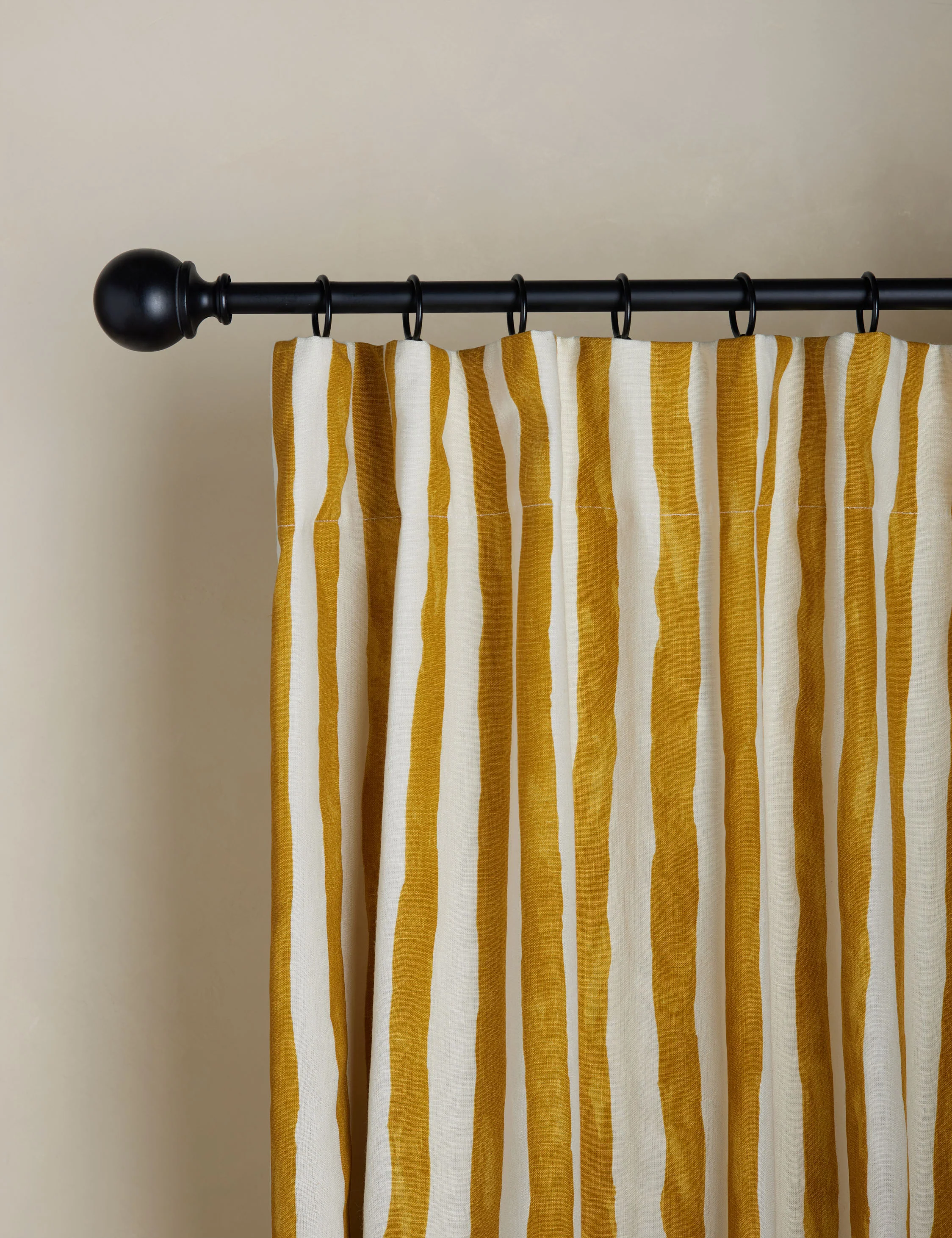 Painterly Stripe Linen Curtain Panel by Sarah Sherman Samuel - Image 10